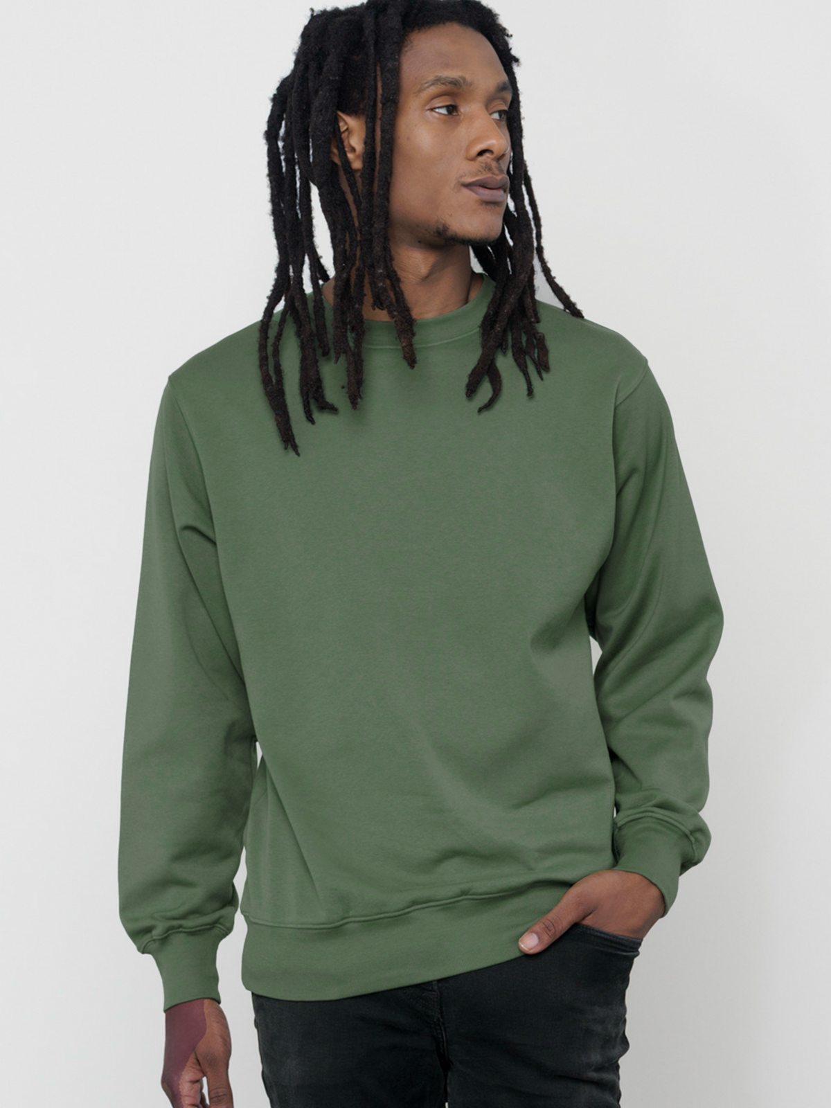 ECG Heart - Featherweight Crew Sweatshirt