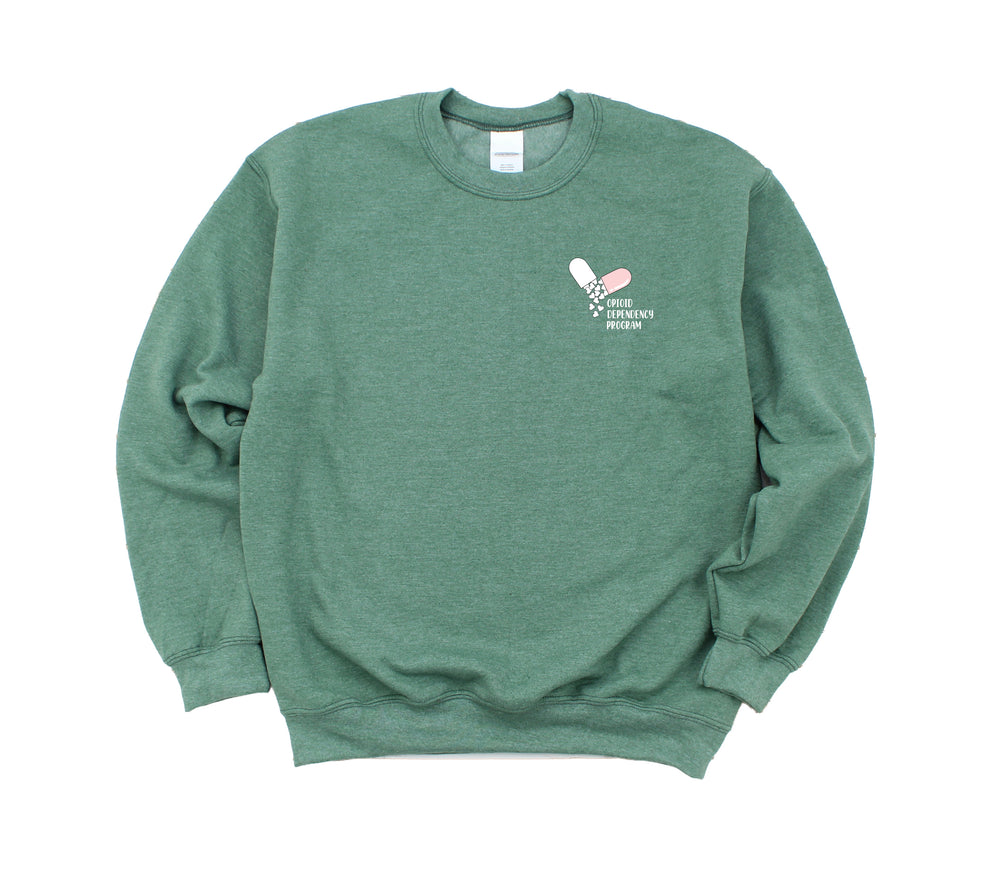Medicine Hat Opioid Dependency Program - Non-Pocketed Crew Sweatshirt