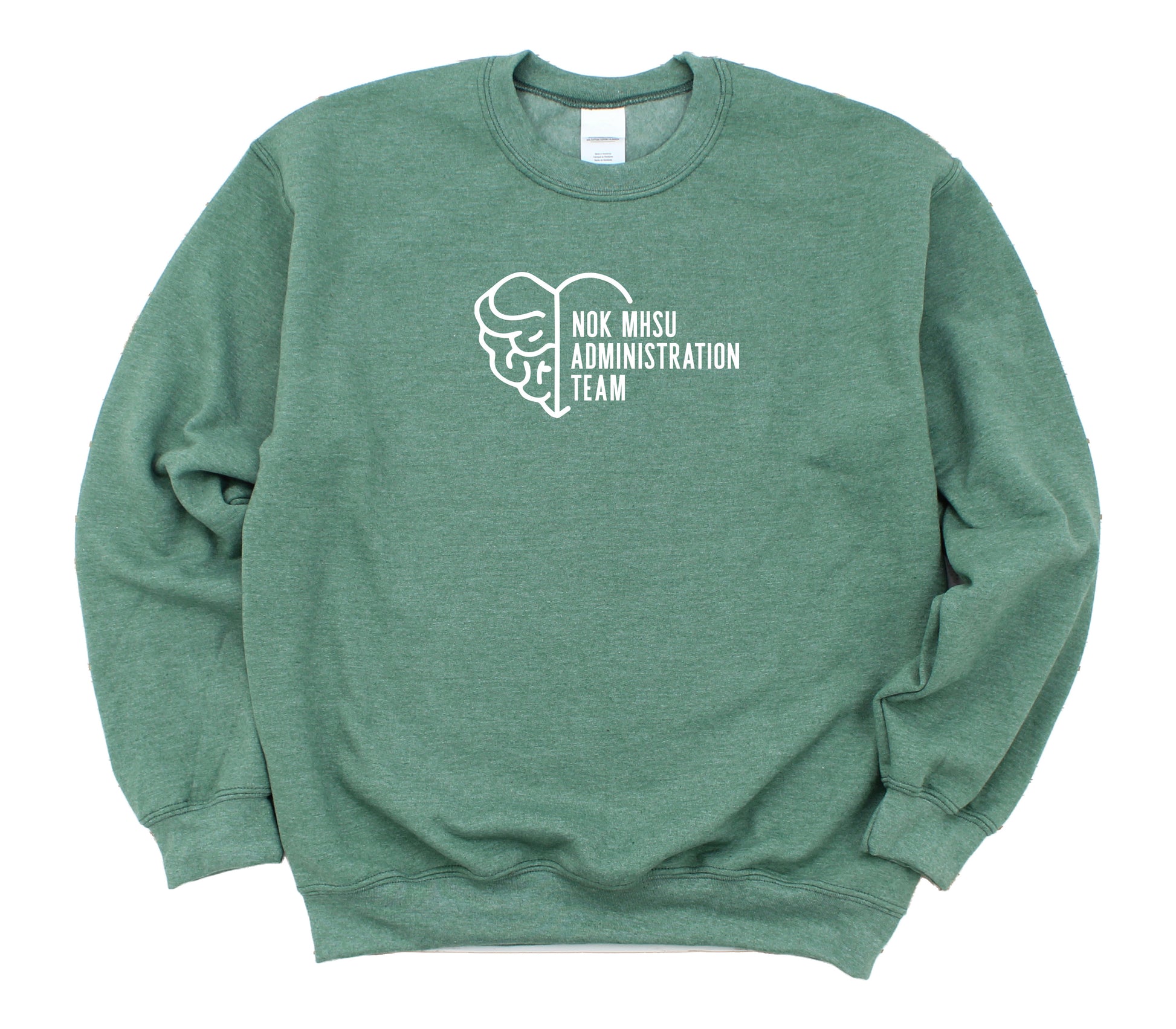 NOK Mental Health and Substance Use Administrative Team - Non-Pocketed Crew Sweatshirt - Lubdub Apparel