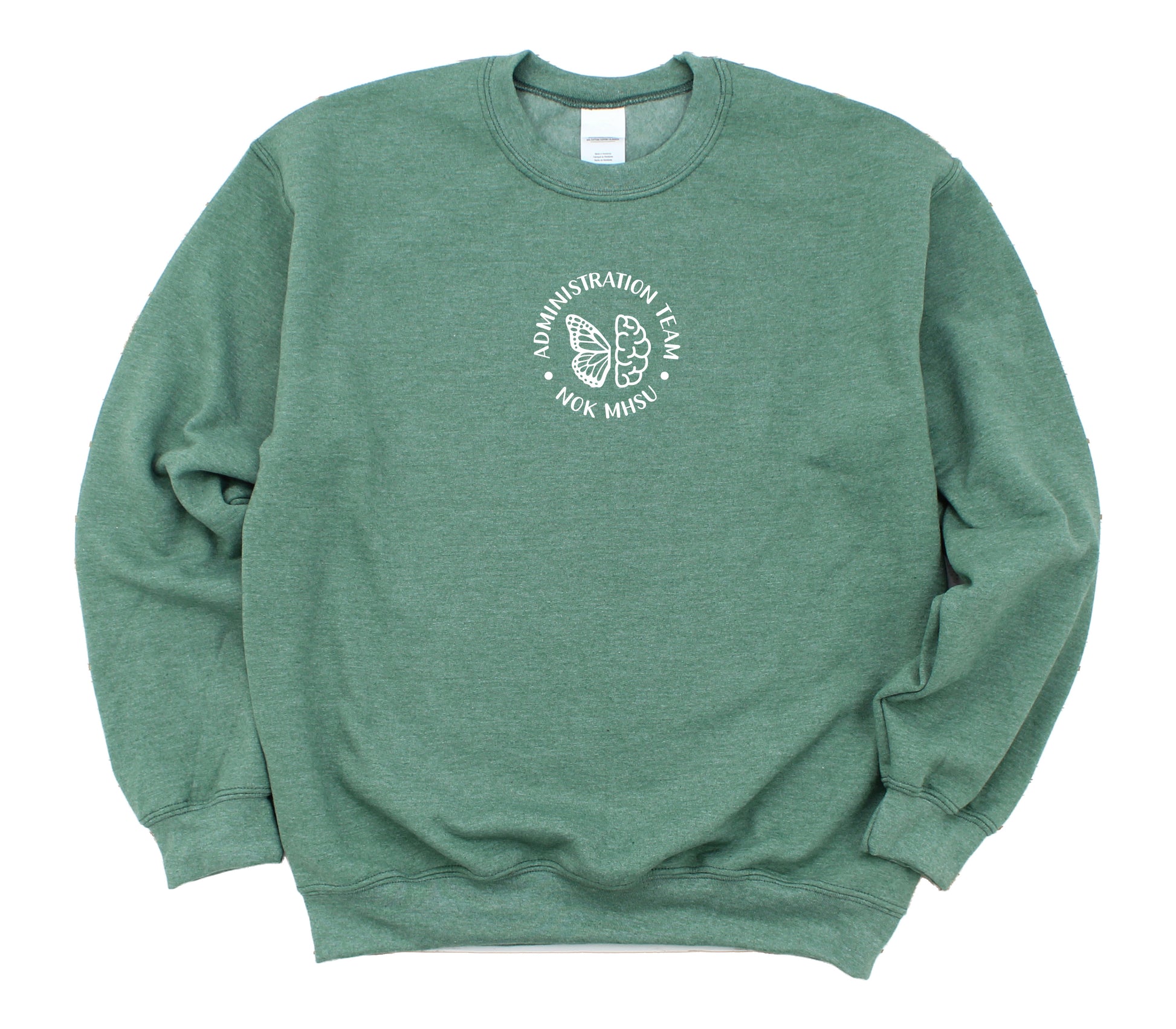 NOK Mental Health and Substance Use Administrative Team - Non-Pocketed Crew Sweatshirt - Lubdub Apparel