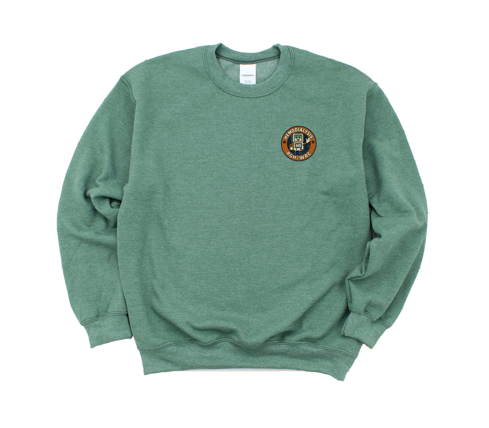 Regina General Hospital Hemodialysis Unit - Round 2 - Non-Pocketed Crew Sweatshirt