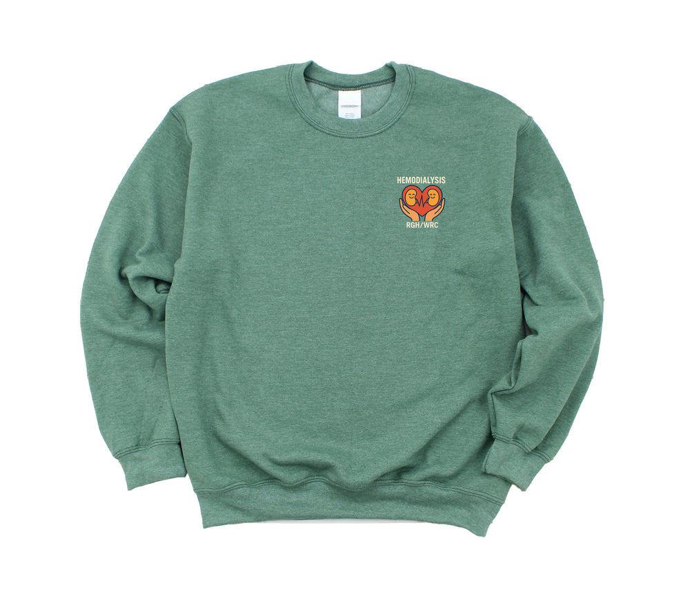 Regina General Hospital Hemodialysis Unit - Round 2 - Non-Pocketed Crew Sweatshirt