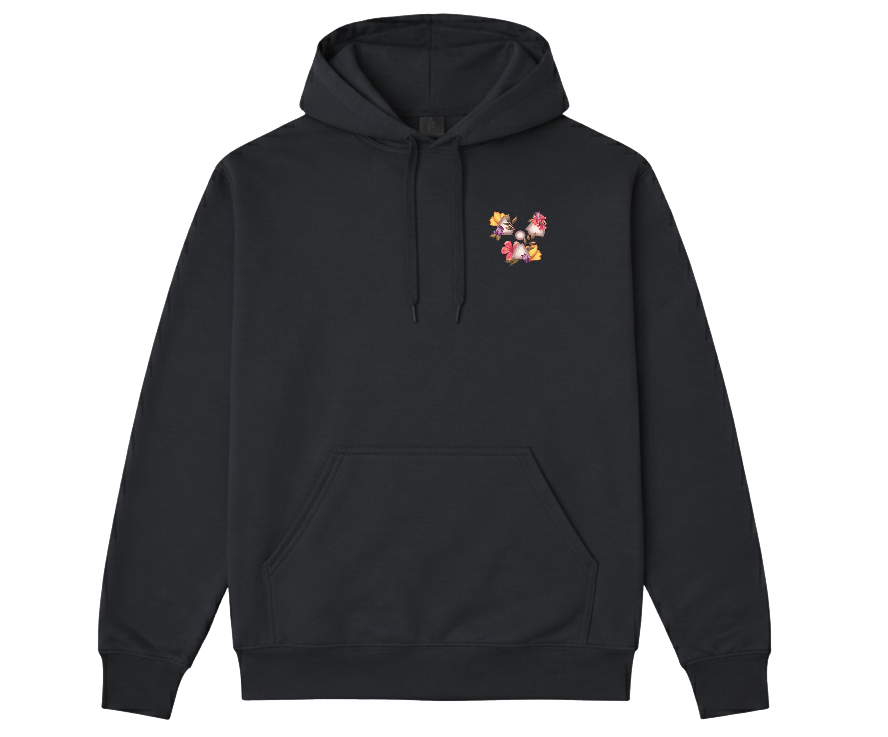Floral Sketch - SoftTouch Hooded Sweatshirt