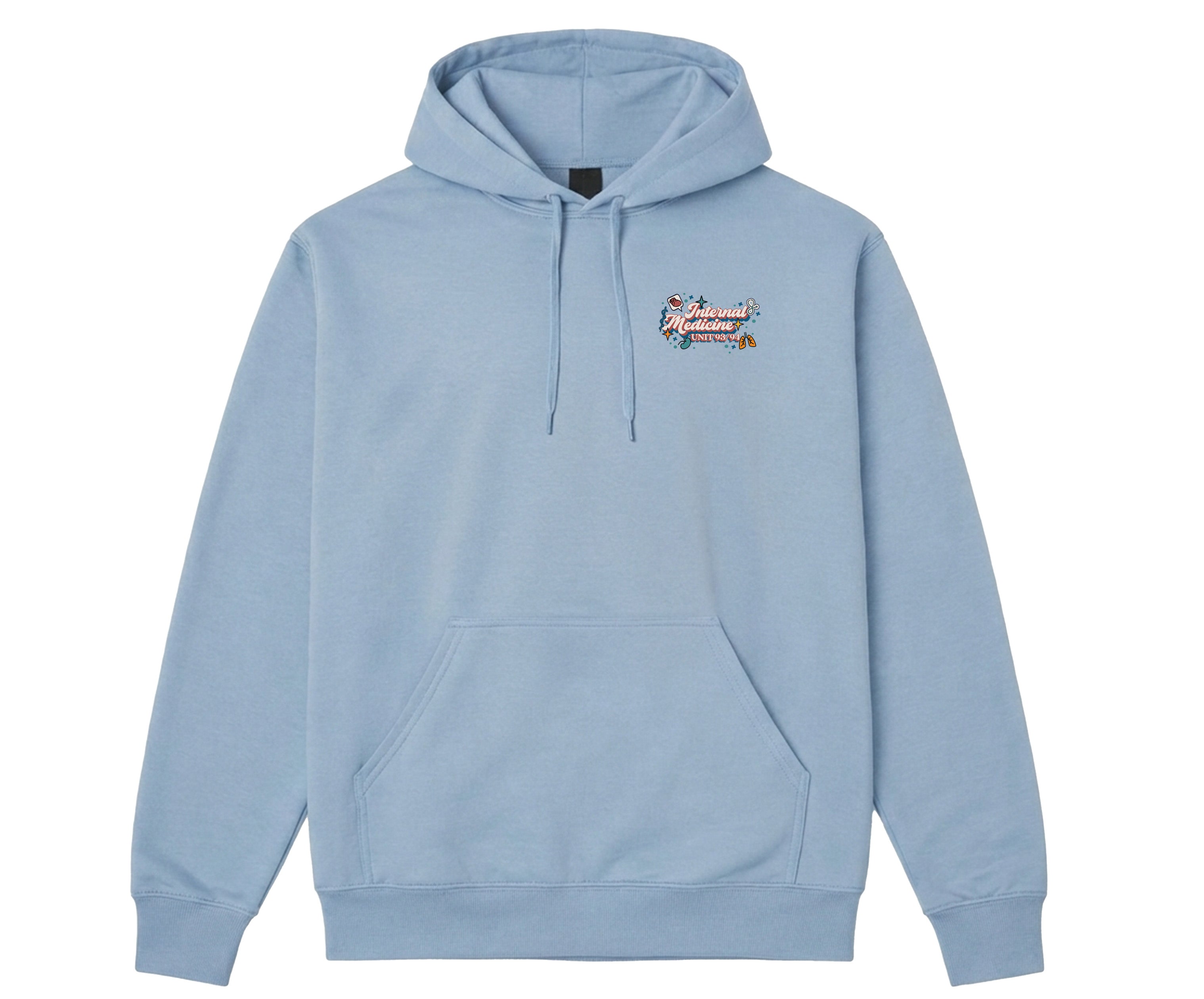Rockyview General Hospital - Unit 93/94 - Internal Medicine & Pulmonology - SoftTouch Hooded Sweatshirt