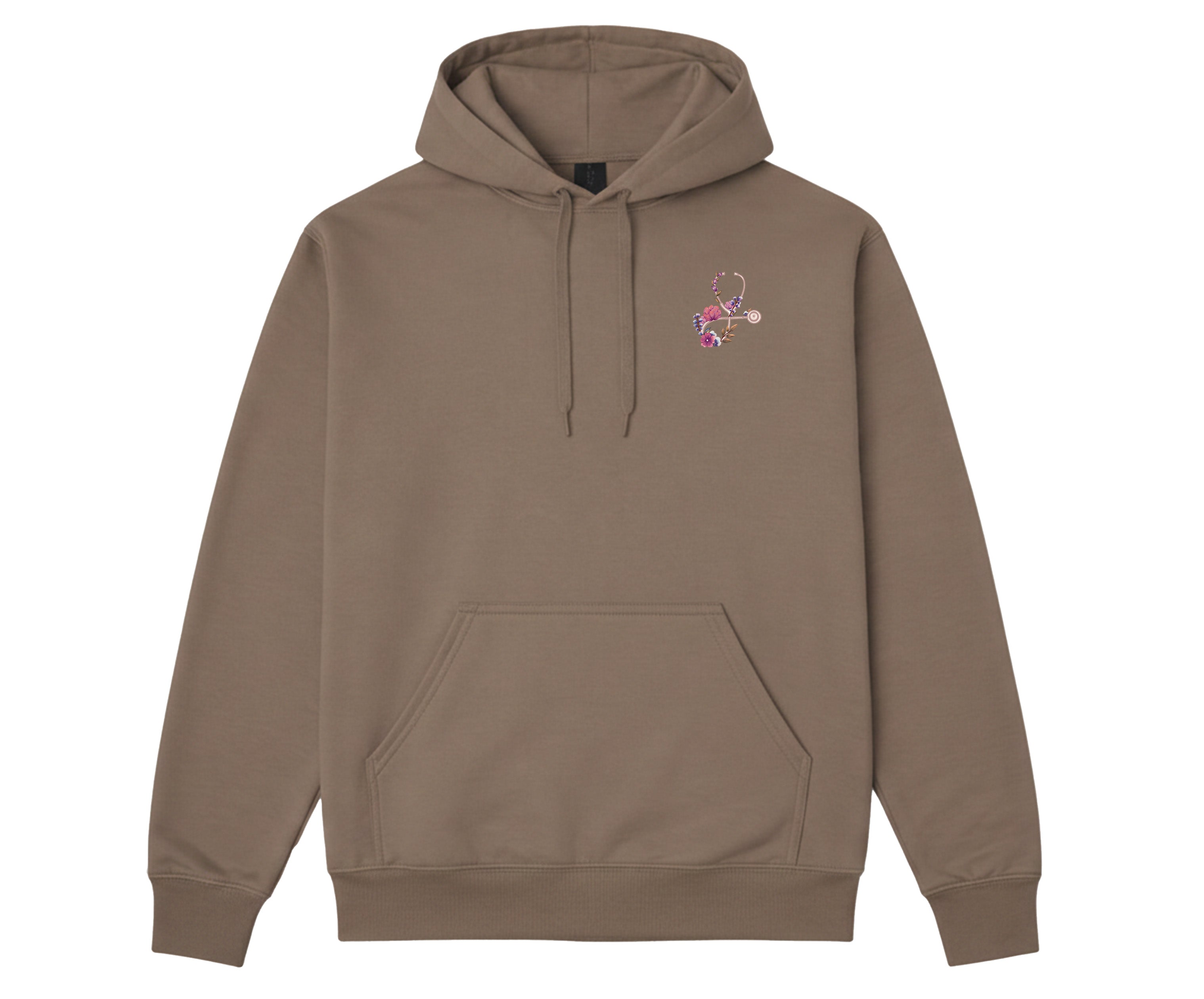 Floral Sketch - SoftTouch Hooded Sweatshirt