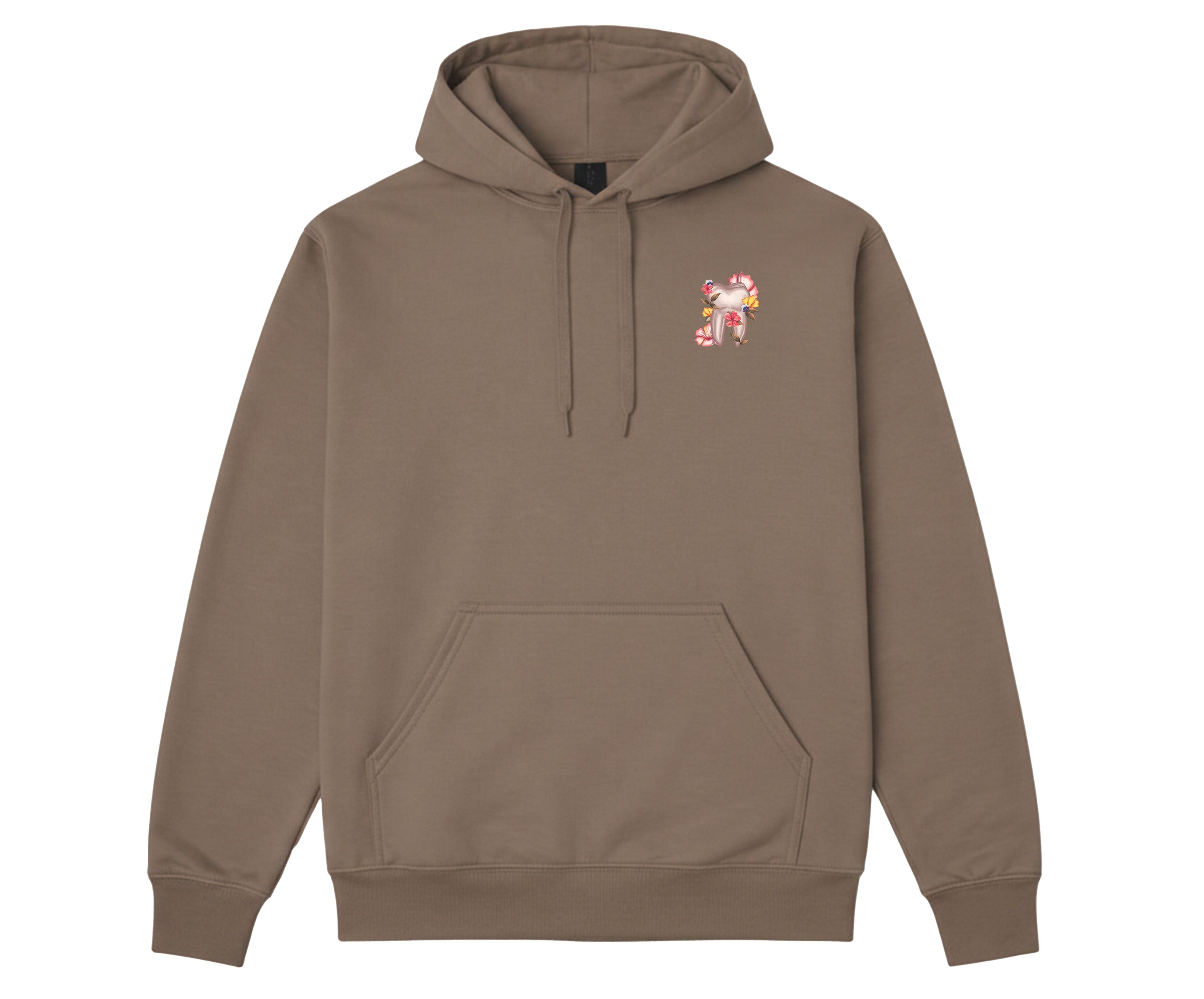 Floral Sketch - SoftTouch Hooded Sweatshirt