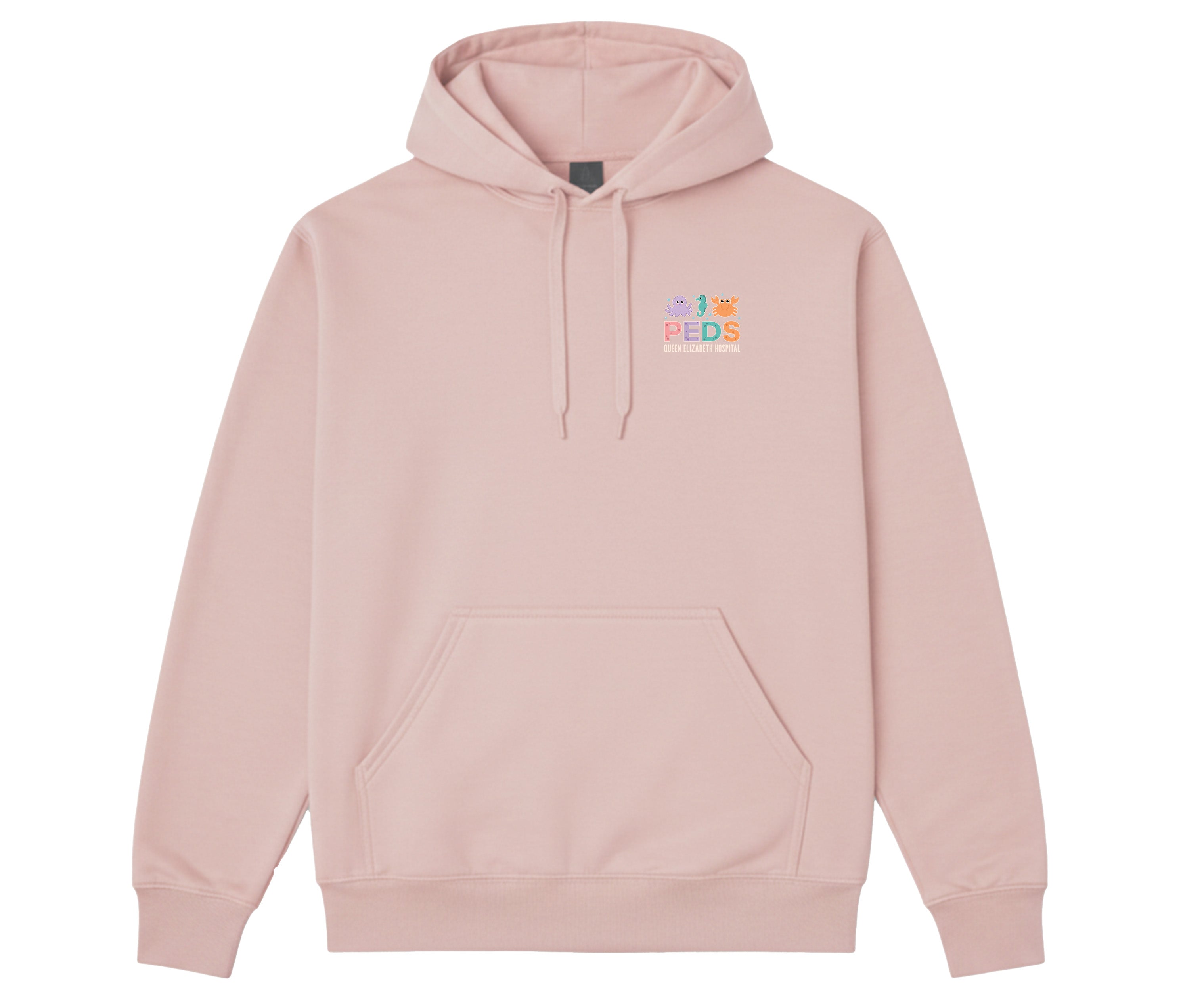 Queen Elizabeth Hospital Peds - Round 4 - SoftTouch Hooded Sweatshirt