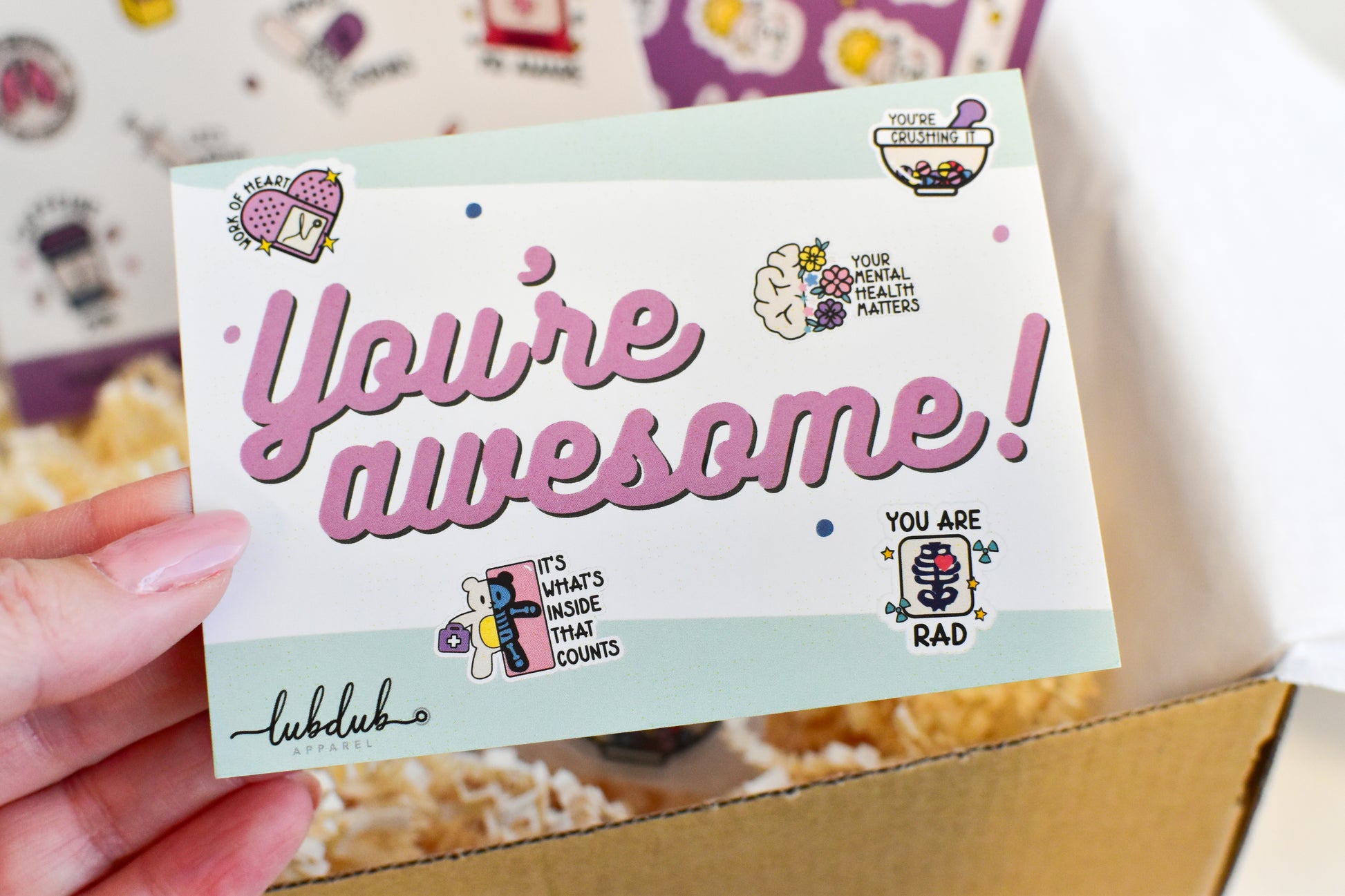 Thank You Card - Lubdub Apparel