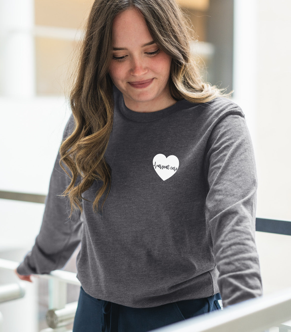 ECG Heart - Elevated Shift Long Sleeve