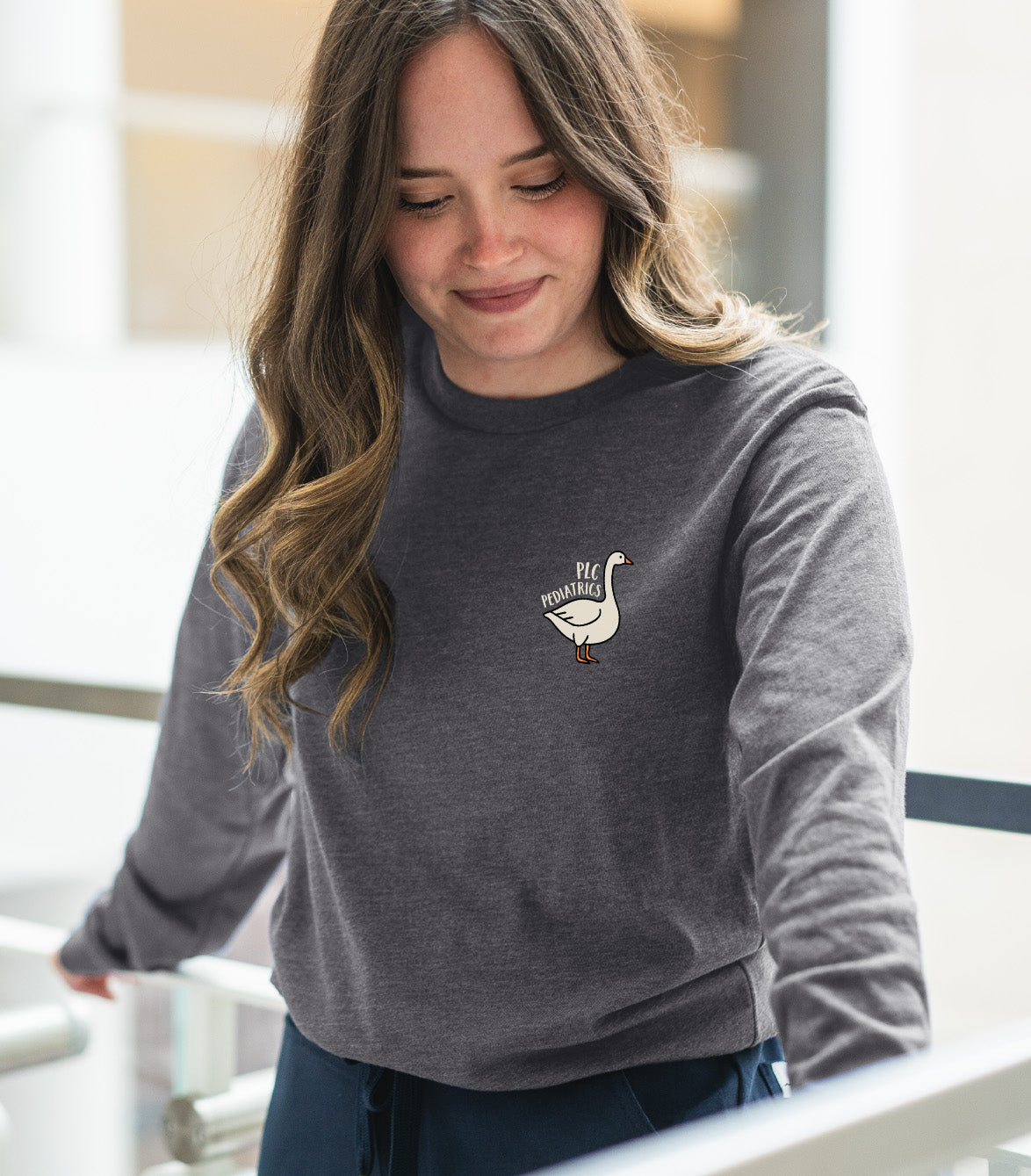Peter Lougheed Centre Unit 41 Pediatrics - Elevated Shift Long Sleeve