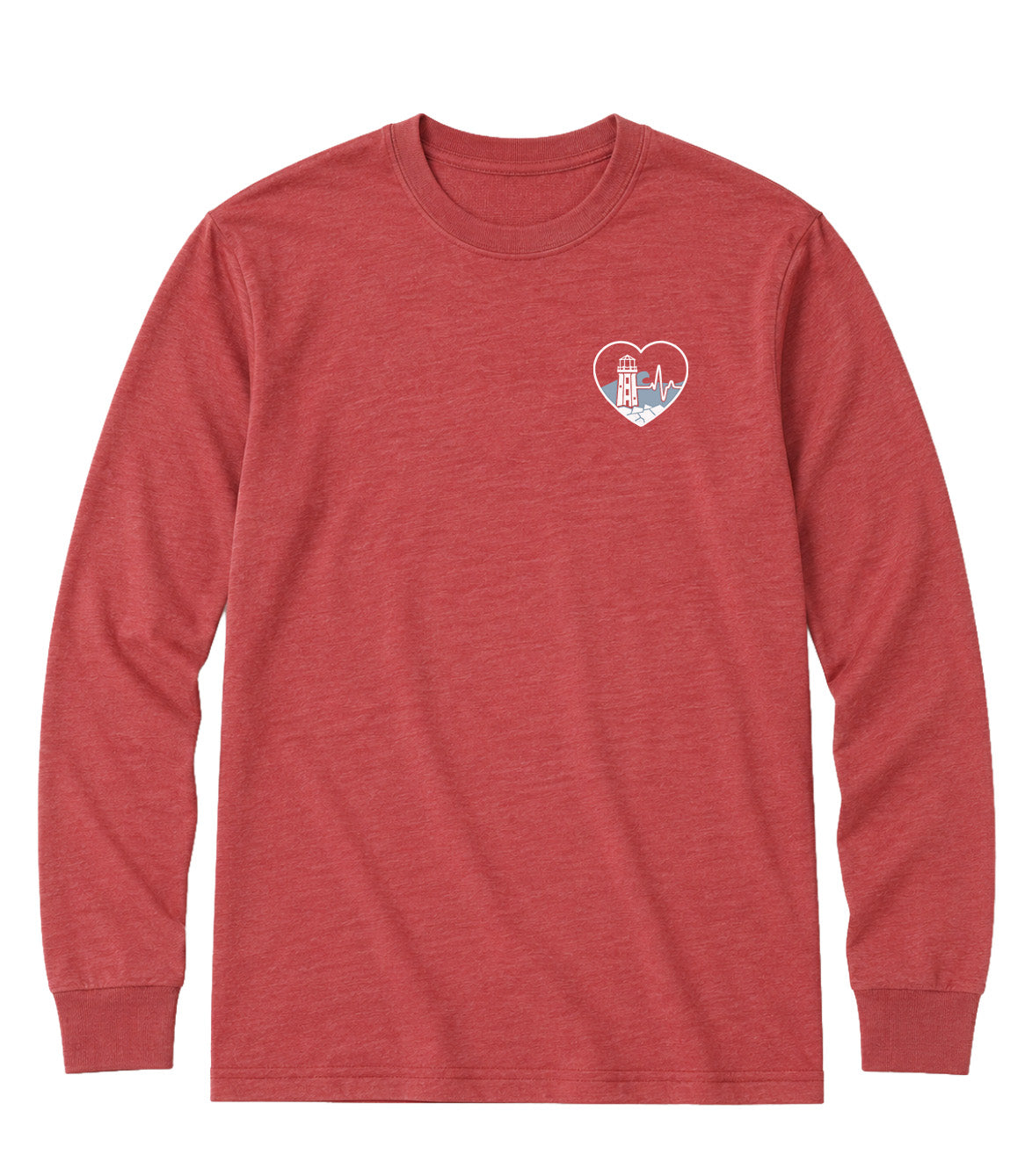 Across Canada ECG Heart - Elevated Shift Long Sleeve