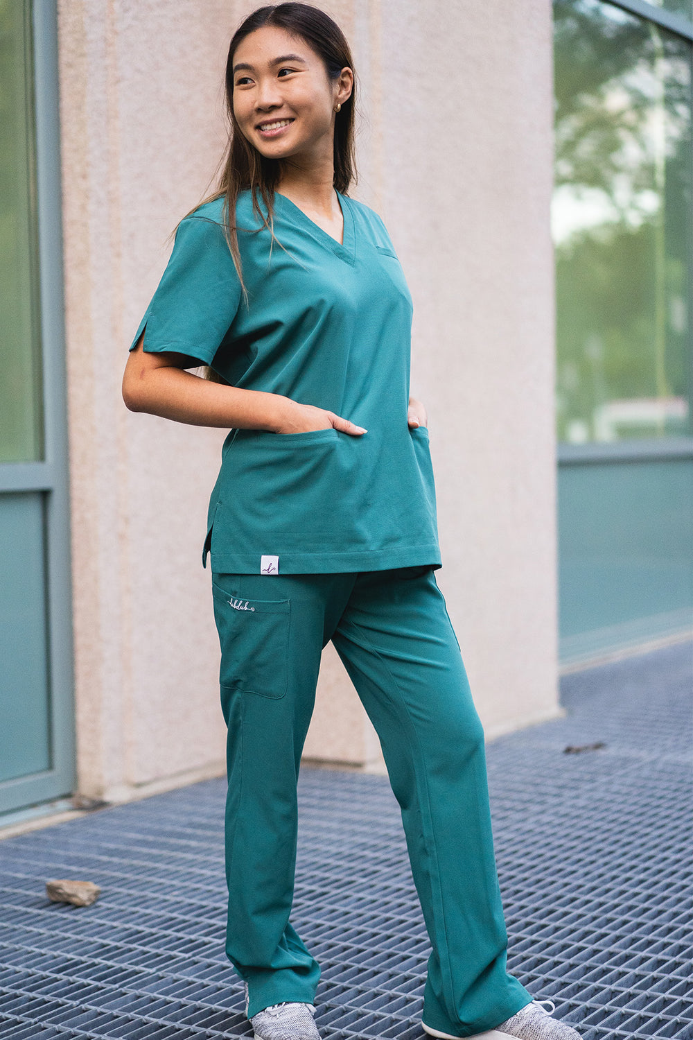 Sophie Straight Cut Scrub Pant - PETITE - Lubdub Apparel