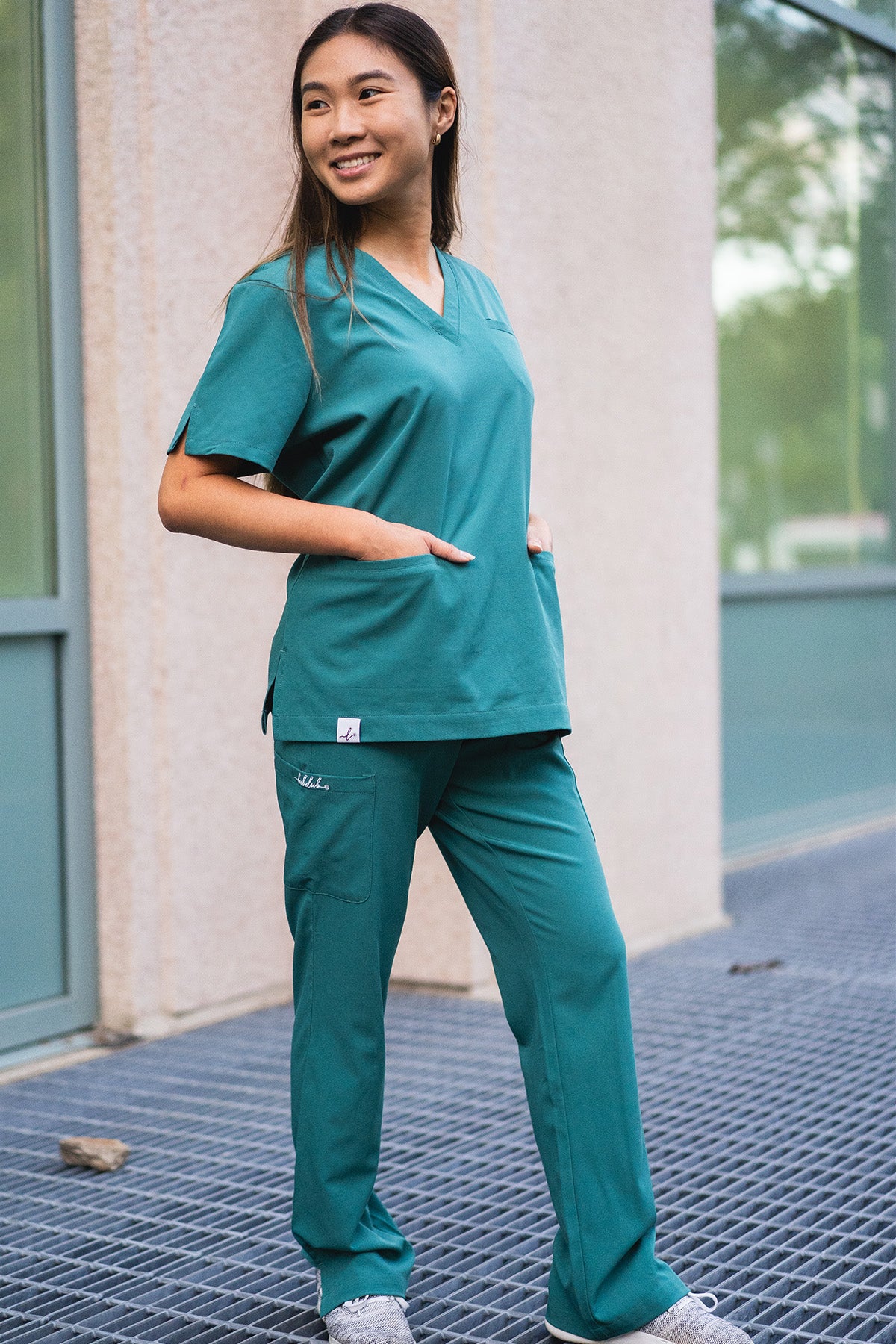 Sophie Straight Cut Scrub Pant - PETITE - Lubdub Apparel