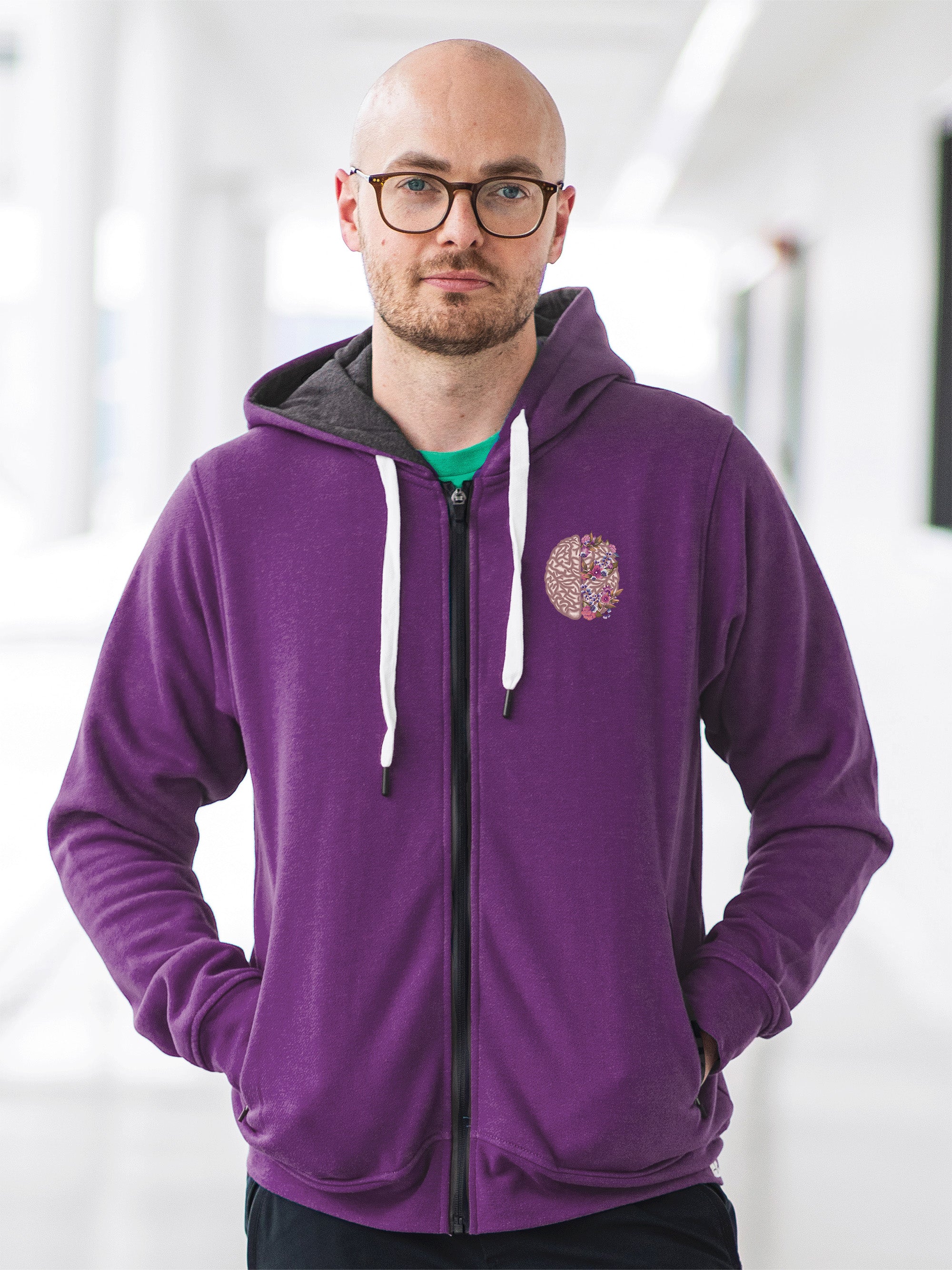 Floral Sketch - PRN Lux Hoodie