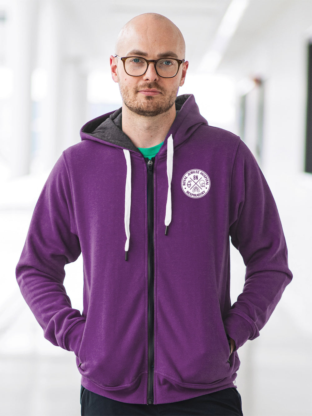 Royal Jubilee Hospital 8N Respiratory - Round 2 - PRN Lux Hoodie