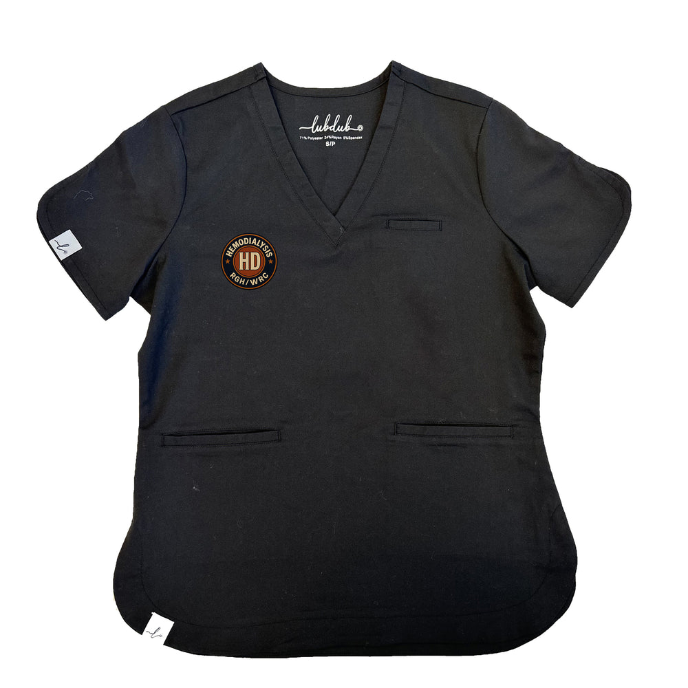Regina General Hospital Hemodialysis Unit - Round 2 - Rosa Scrub Top