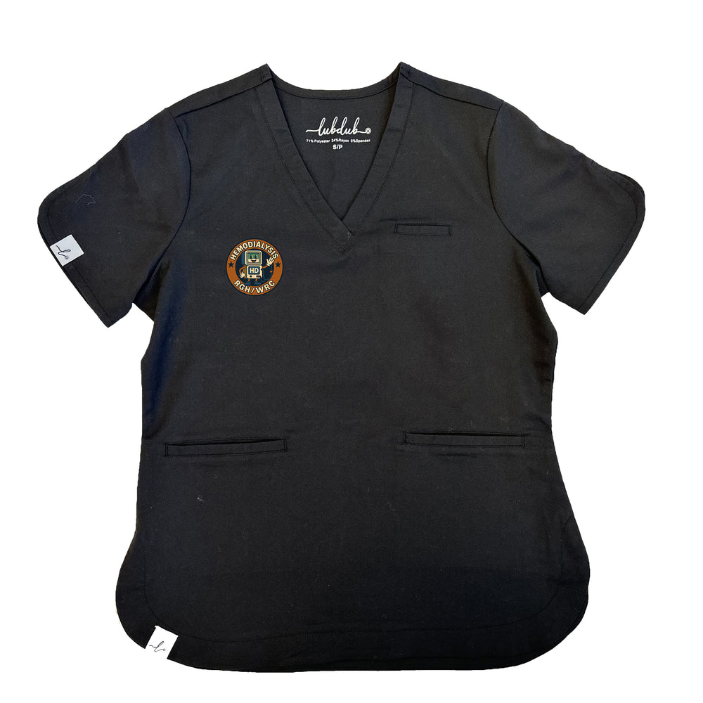 Regina General Hospital Hemodialysis Unit - Round 2 - Rosa Scrub Top