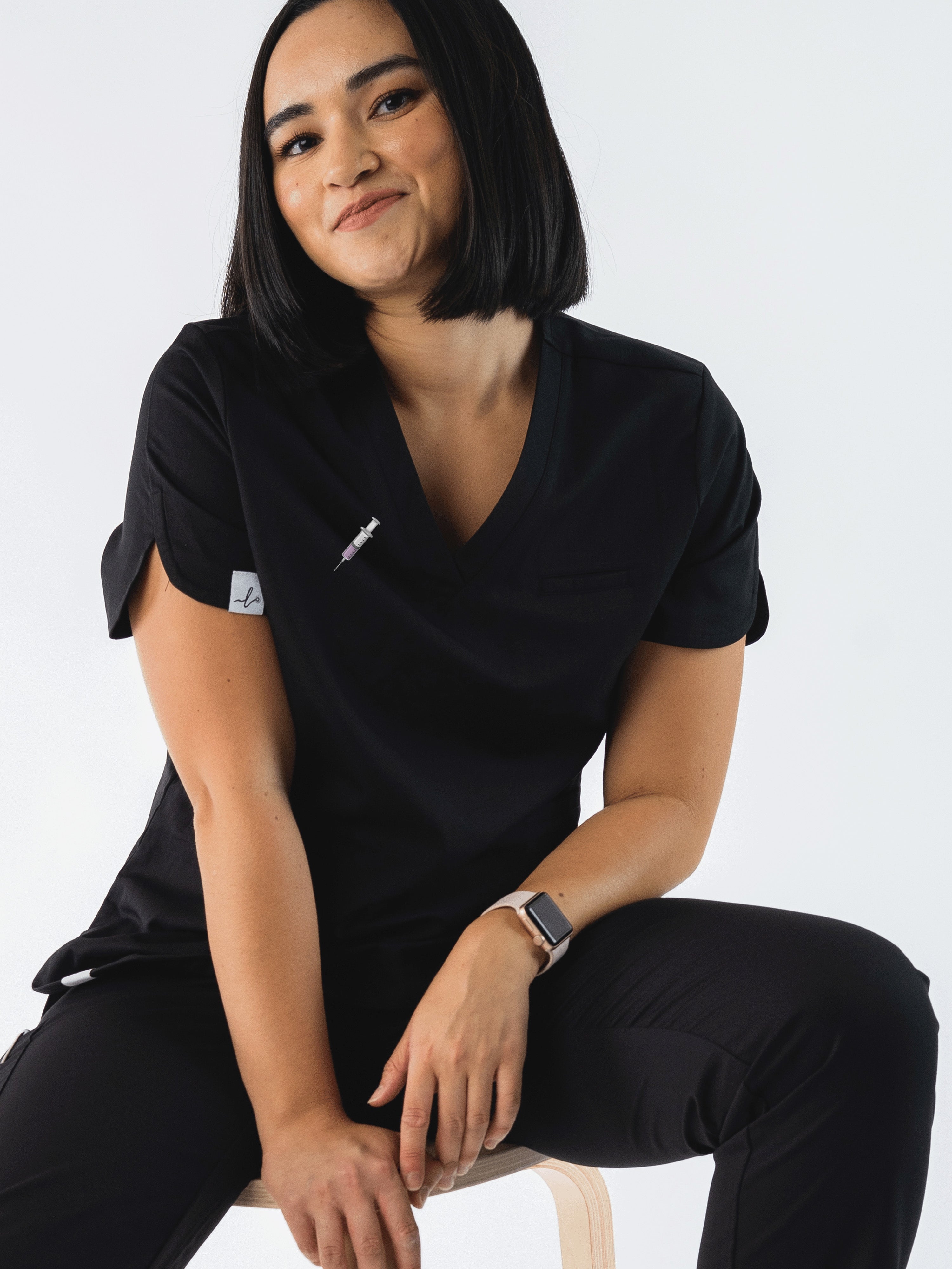 Emblem - Rosa Scrub Top