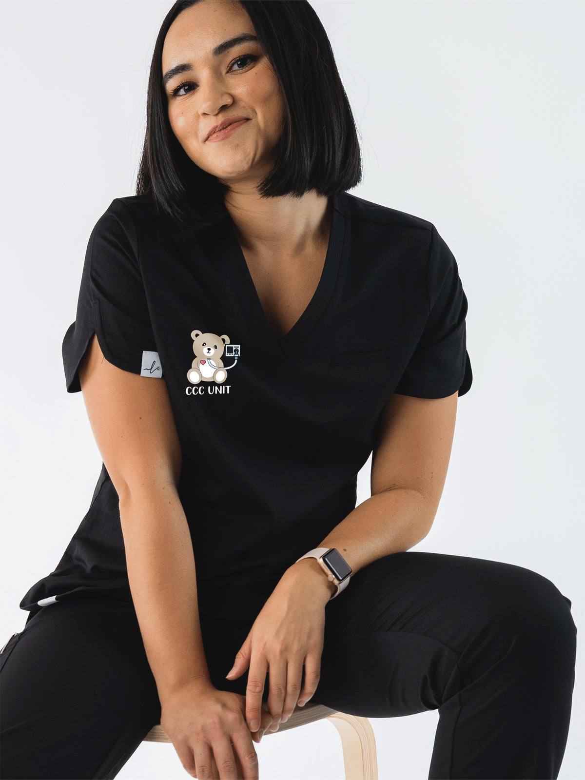 Holland Bloorview CCC Team - Rosa Scrub Top