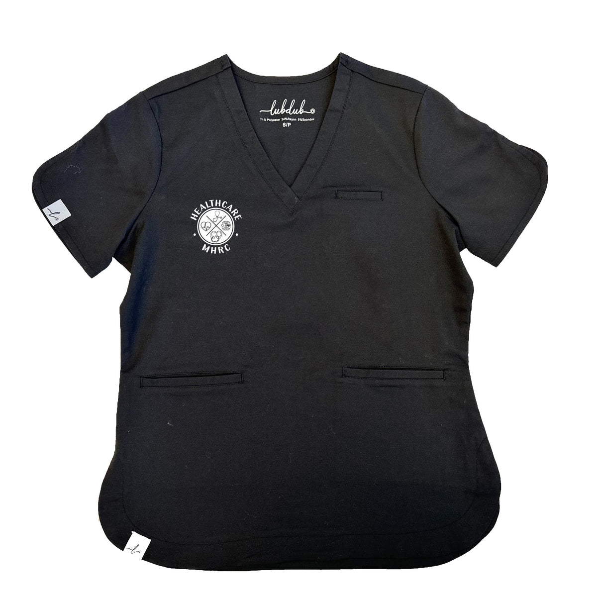 Medicine Hat Remand Centre Healthcare - Rosa Scrub Top - Lubdub Apparel