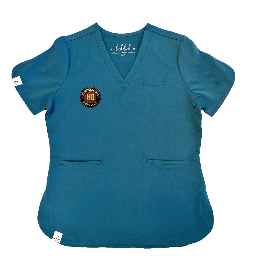 Regina General Hospital Hemodialysis Unit - Round 2 - Clearance Rosa Scrub Top