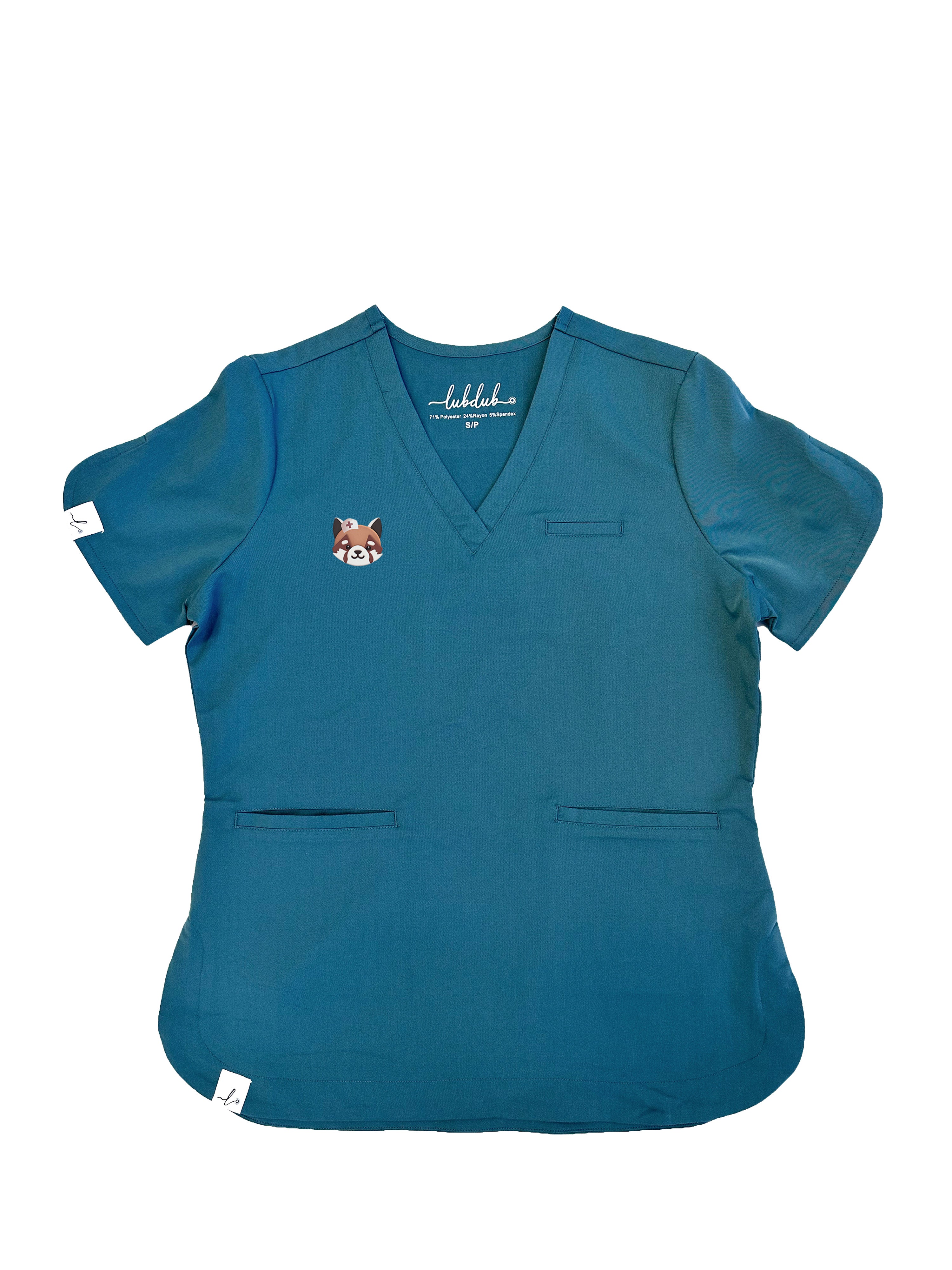 Emblem - Rosa Scrub Top