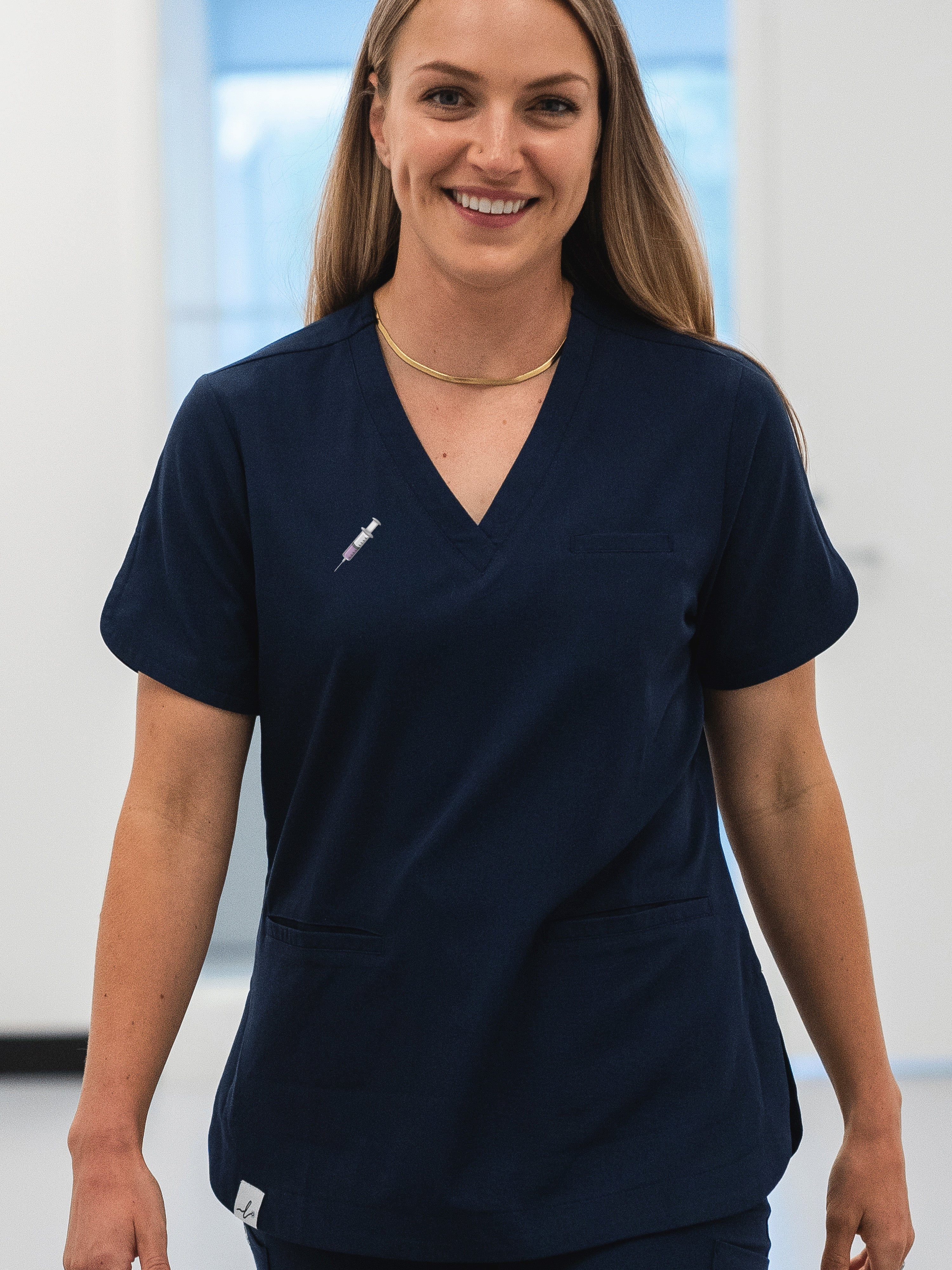 Emblem - Rosa Scrub Top