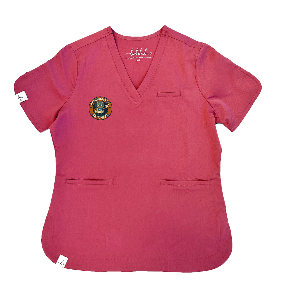 Regina General Hospital Hemodialysis Unit - Round 2 - Clearance Rosa Scrub Top