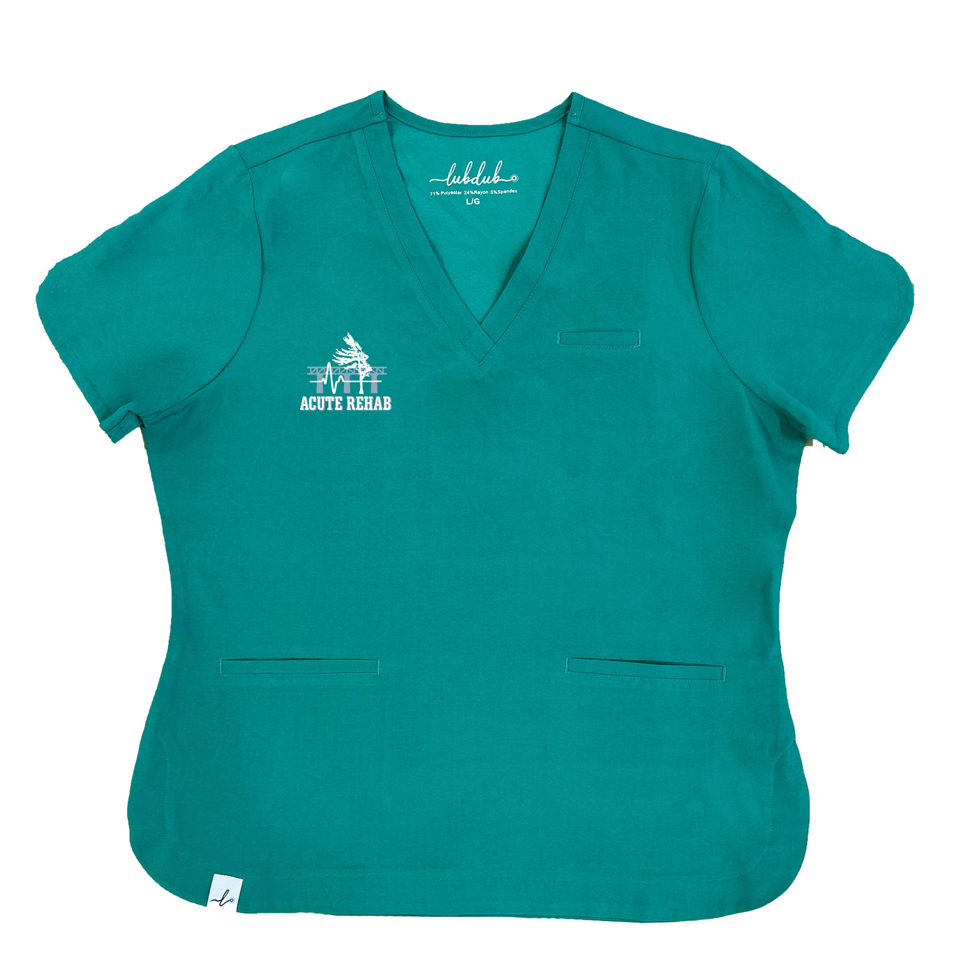 Acute Rehab and Transitional Care - Rosa Scrub Top