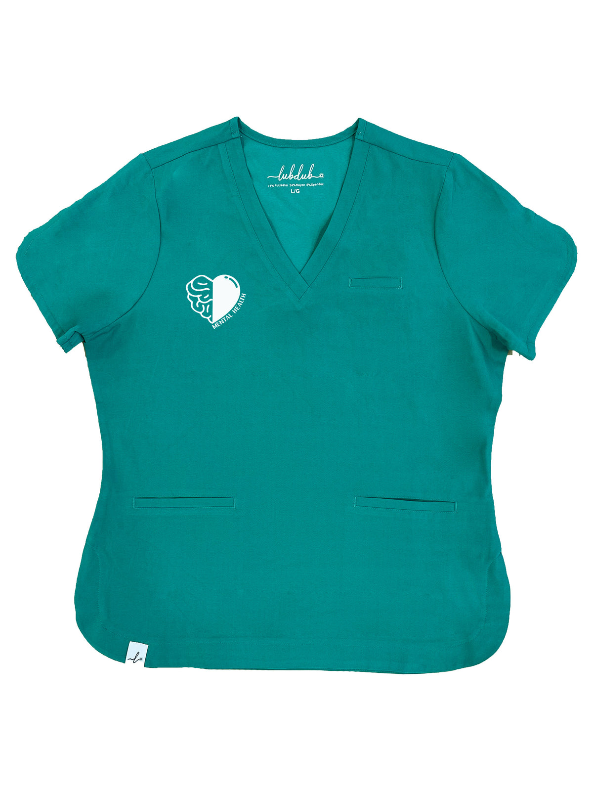 Royal Inland Hospital Mental Health & Substance Use (RIH MHSU) - Round 3 - Rosa Scrub Top