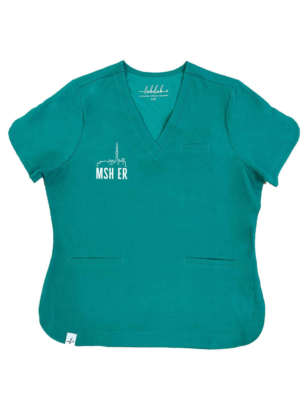 Mount Sinai Emergency Department - Rosa Scrub Top