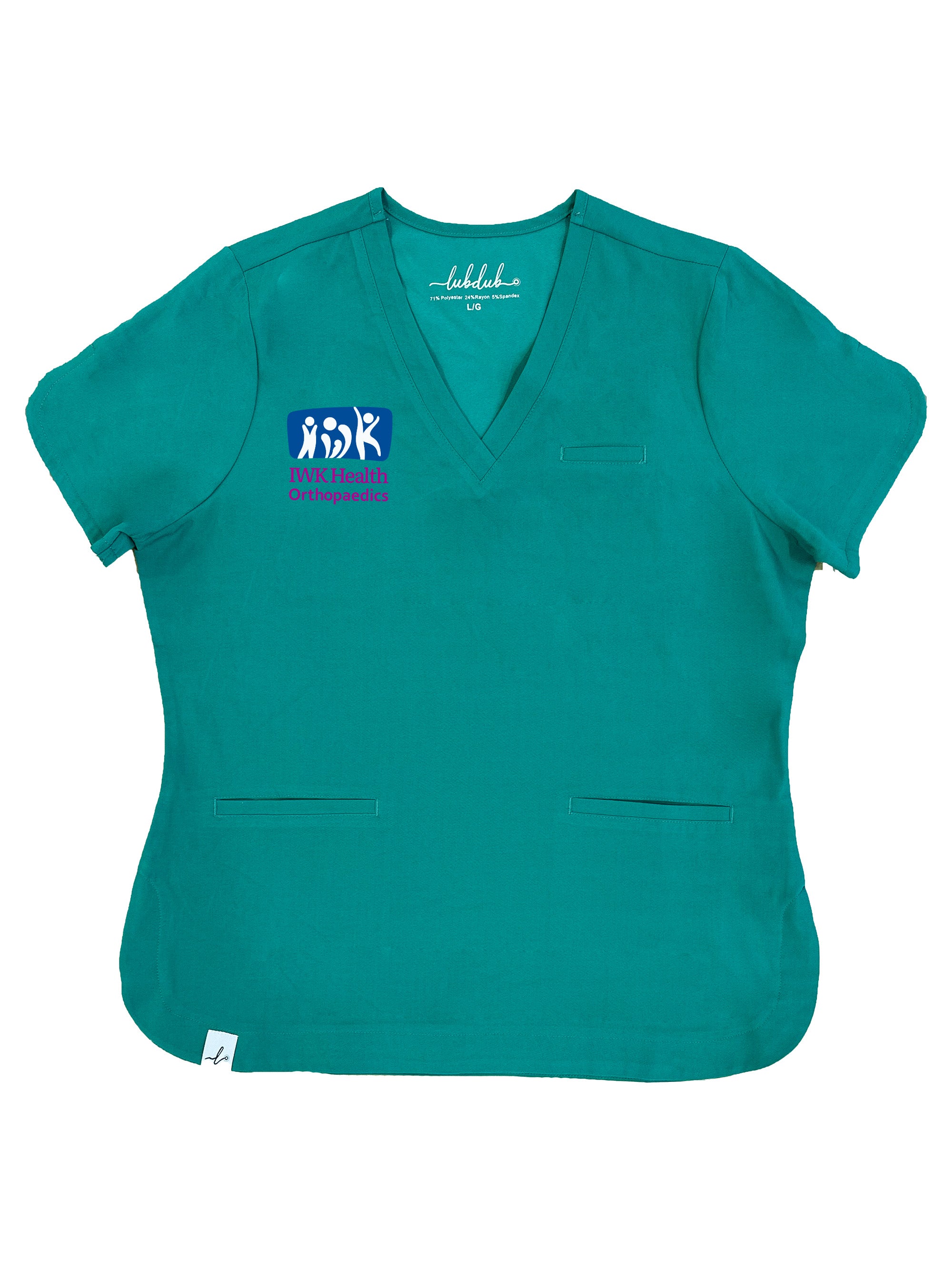 IWK Orthopaedics Department - Round 2 - Rosa Scrub Top