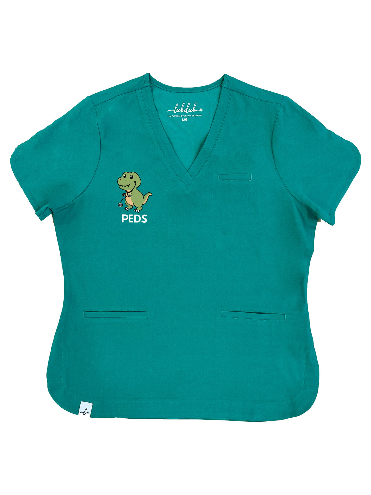 Chinook Regional Hospital Pediatrics - Rosa Scrub Top