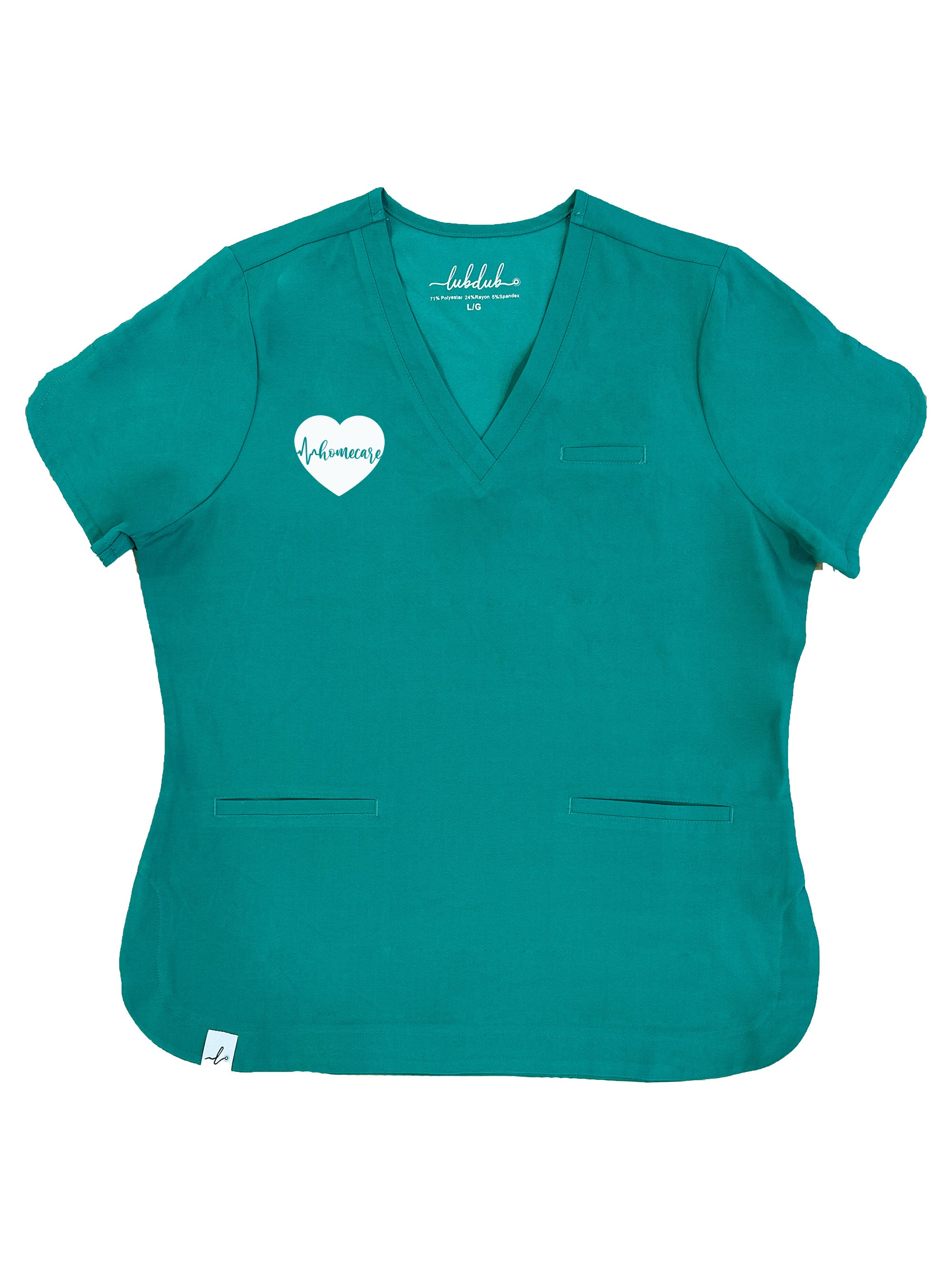 Westview Homecare - Round 2 - Rosa Scrub Top - Lubdub Apparel