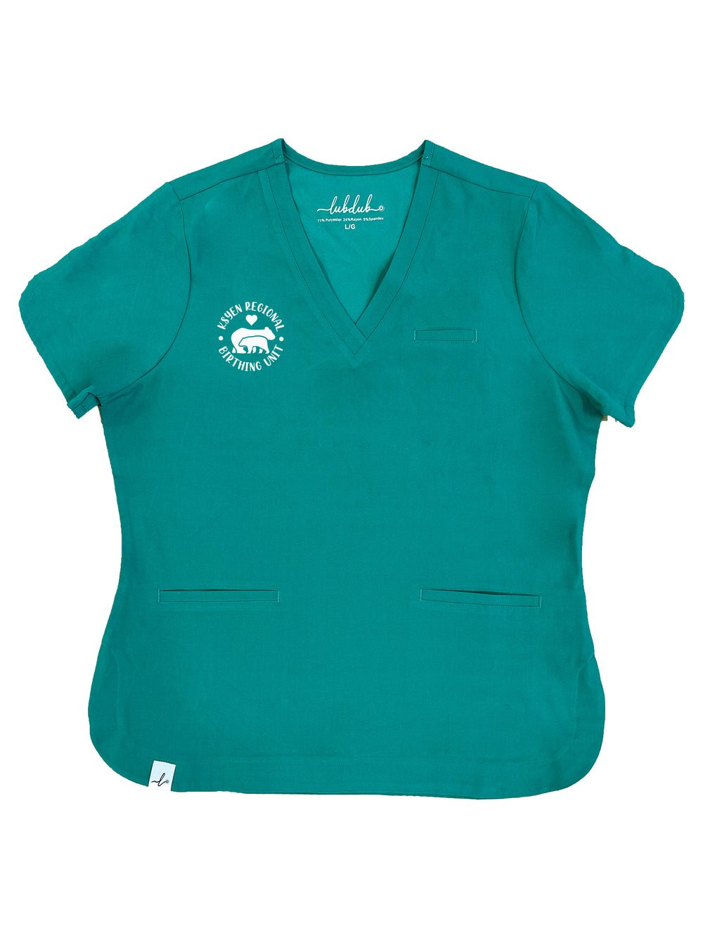 Ksyen Regional Birthing Unit - Round 2 - Rosa Scrub Top