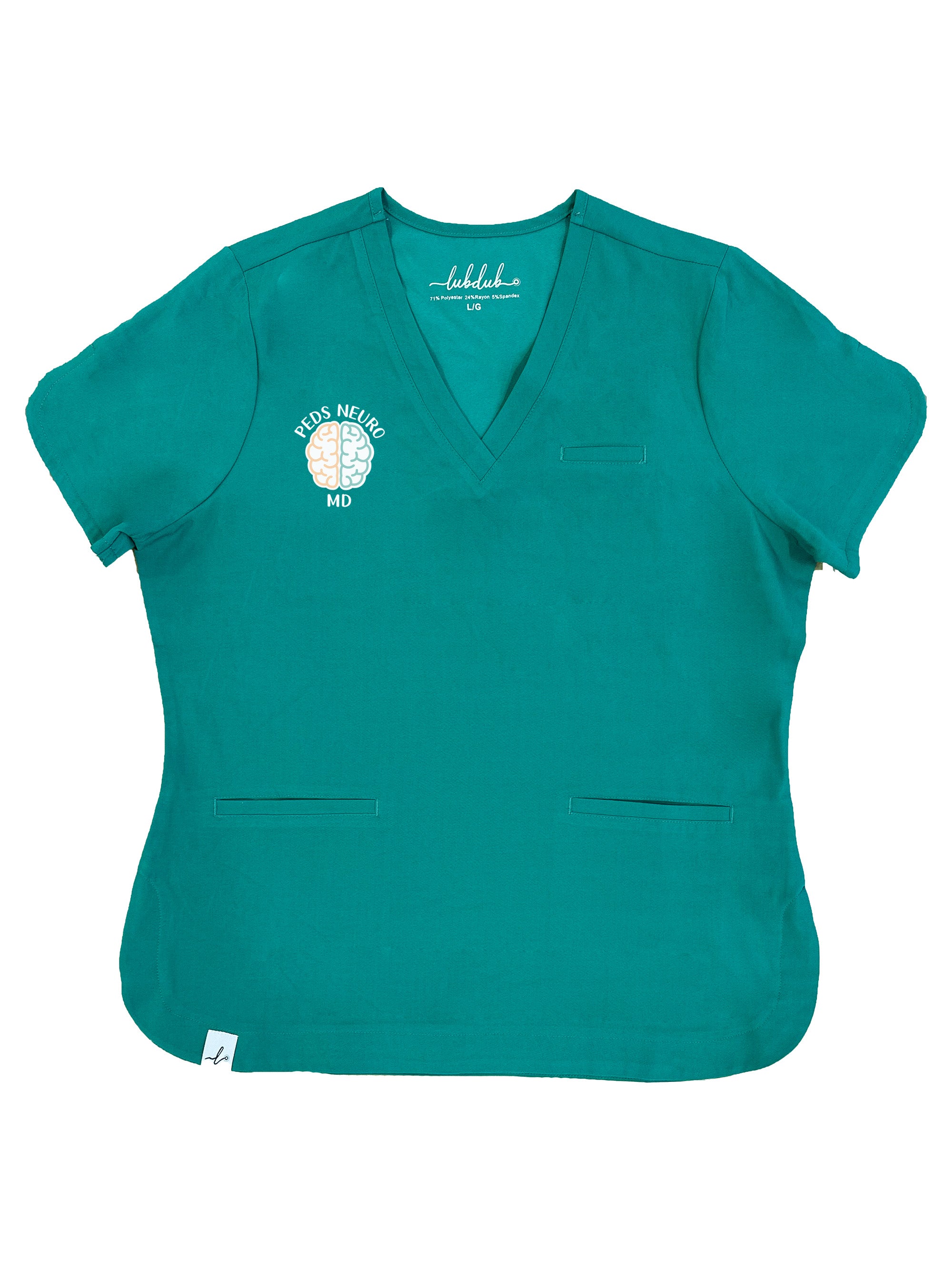 Stollery Children's Hospital Pediatric Residents - Rosa Scrub Top