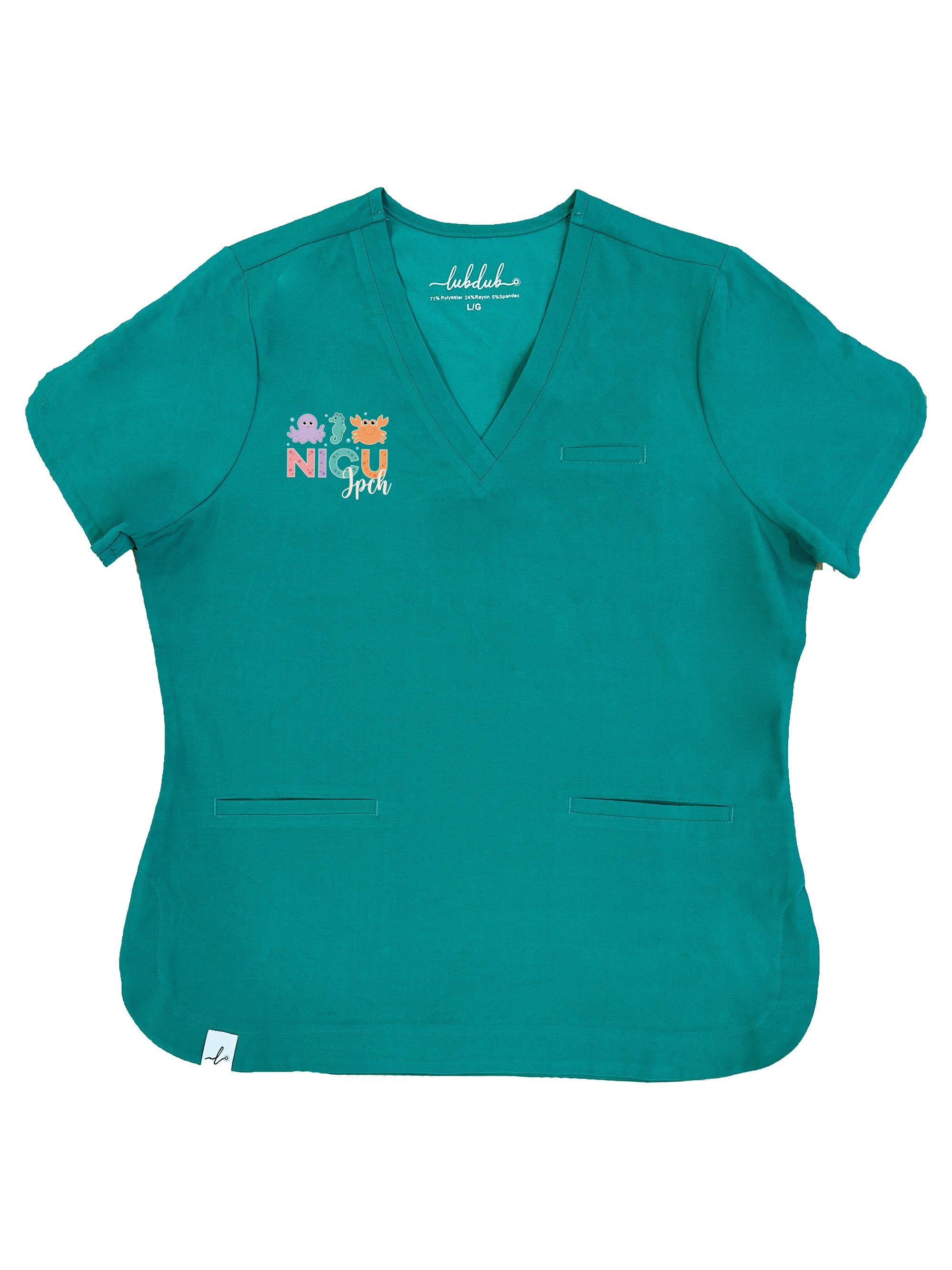 Jim Pattison Children's Hospital NICU - Round 9 - Rosa Scrub Top
