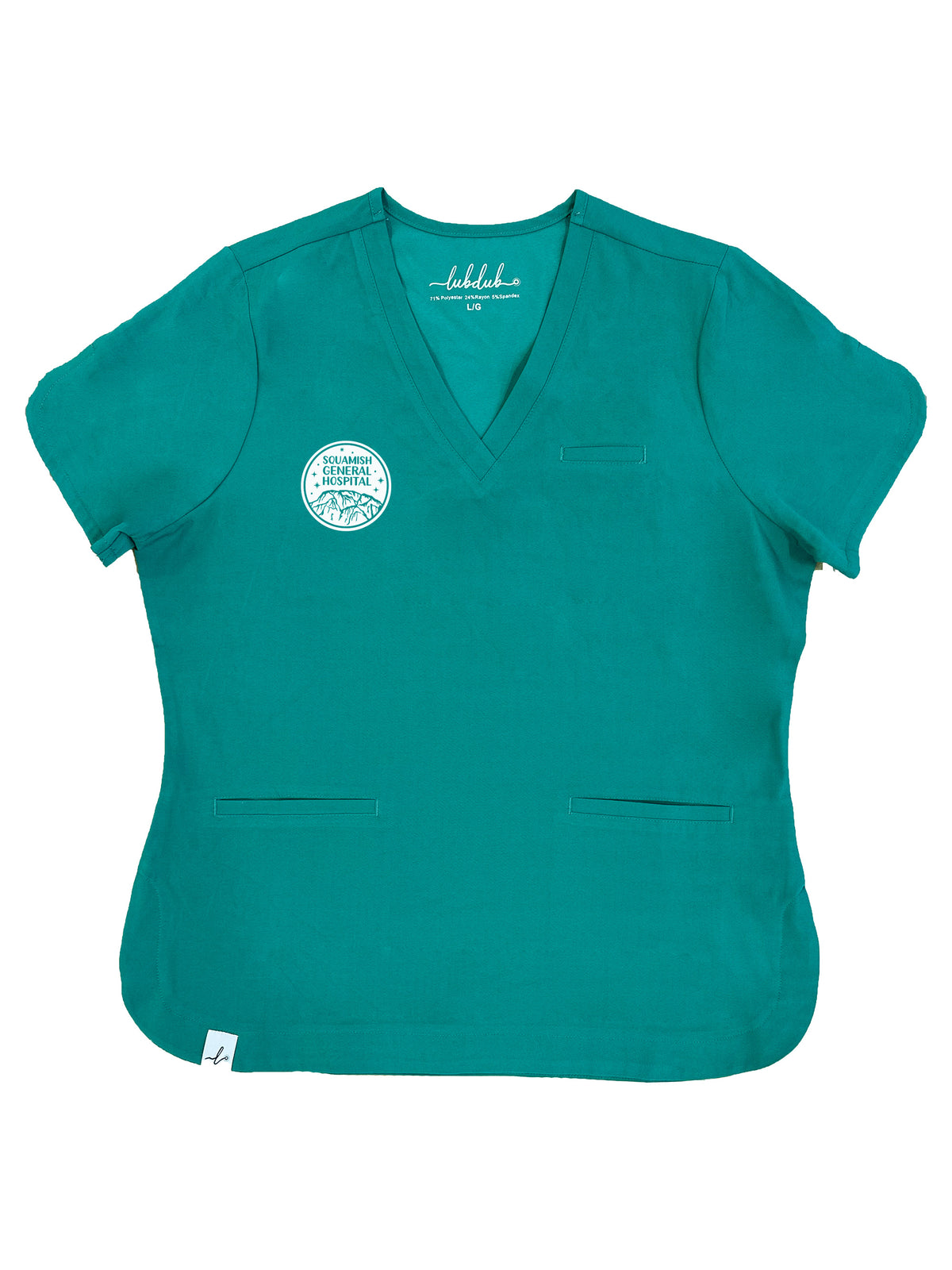 Squamish General Hospital - Rosa Scrub Top