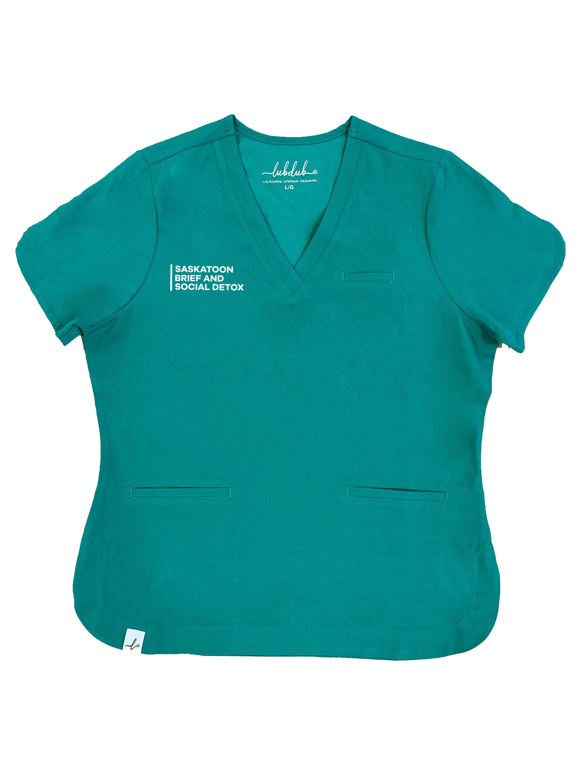Saskatoon Brief and Social Detox - Round 3 - Rosa Scrub Top