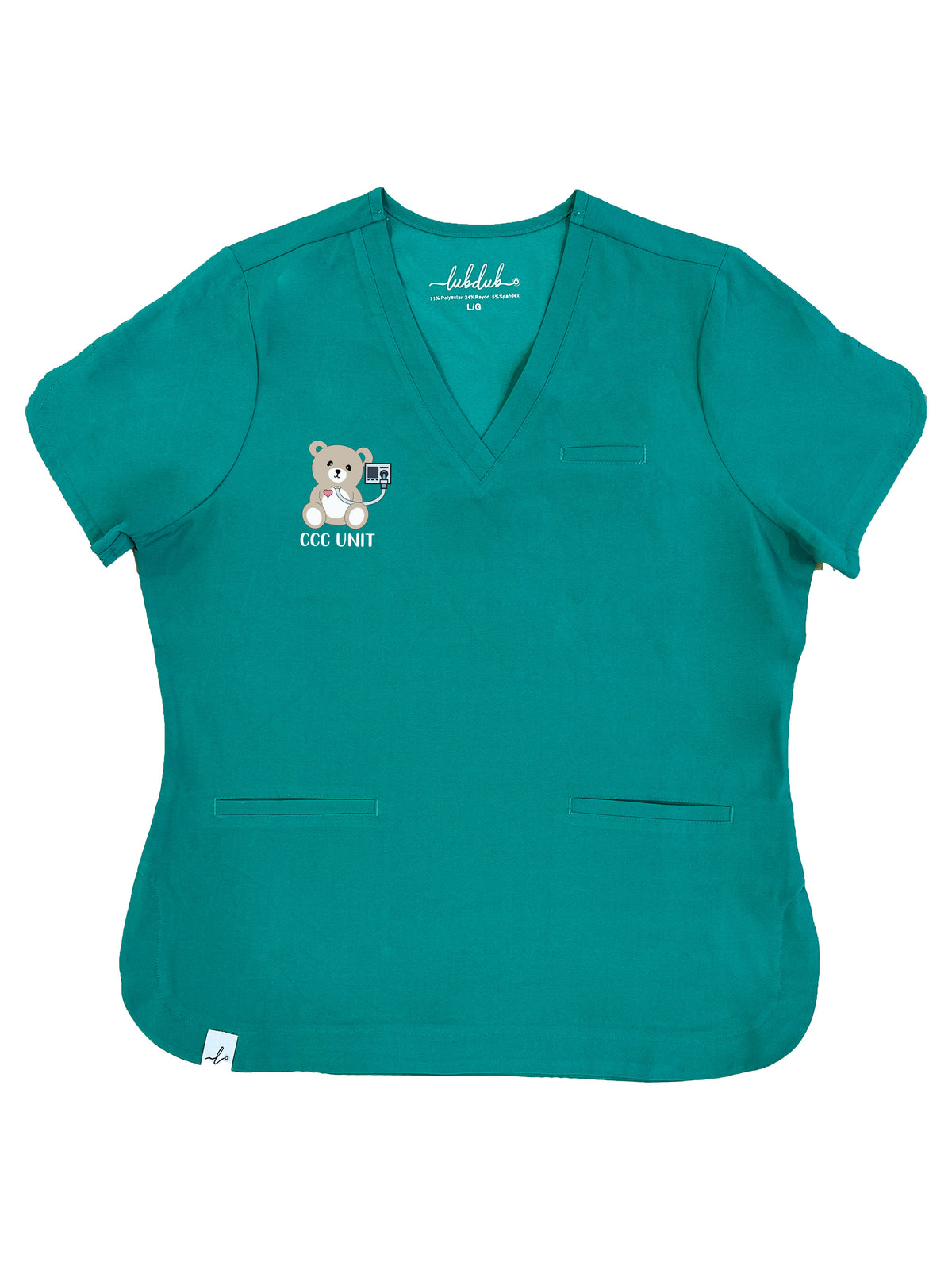 Holland Bloorview CCC Team - Rosa Scrub Top