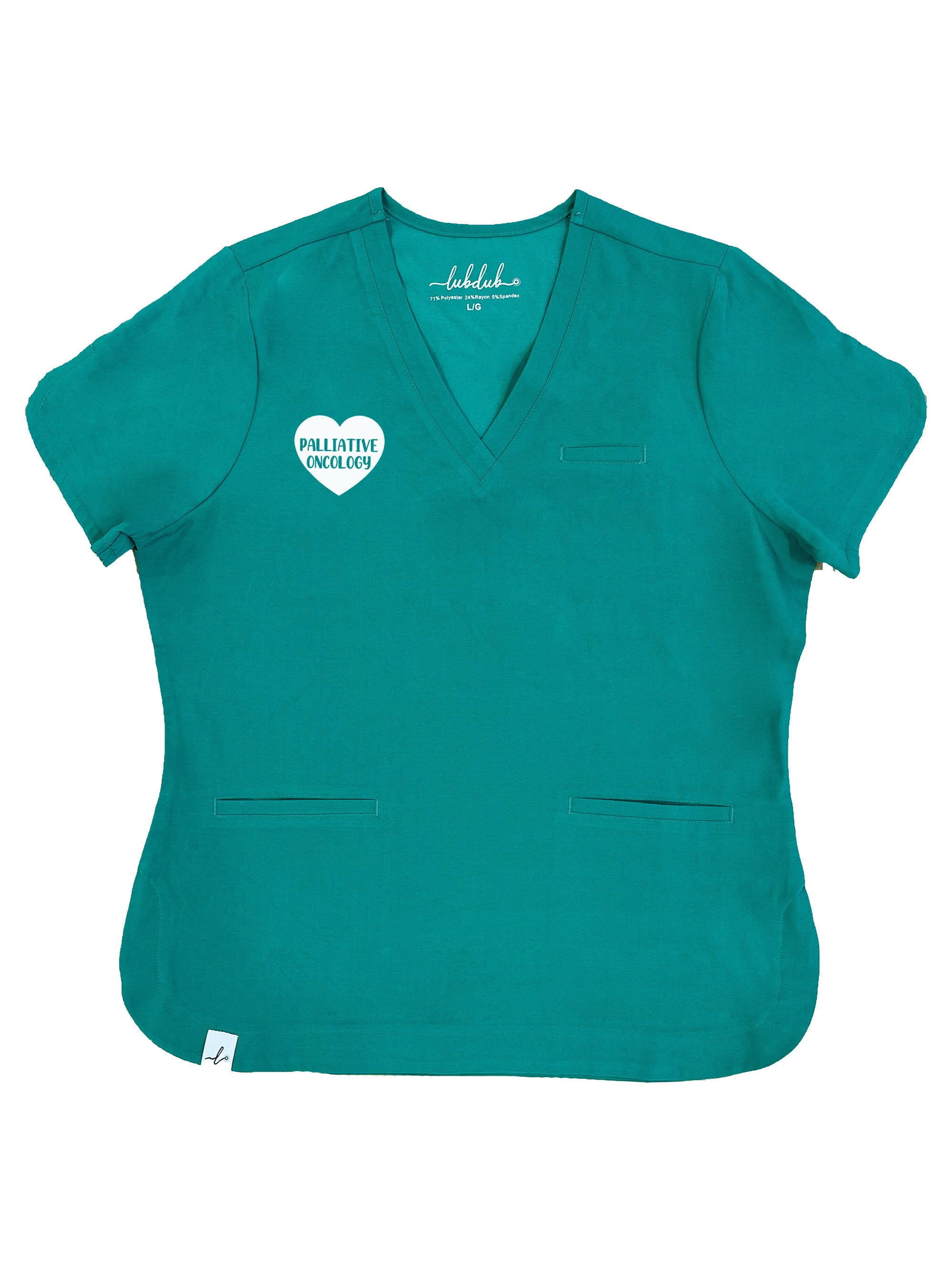Arthur J.E. Child Cancer Centre - Unit 95/125 - Palliative Oncology - Rosa Scrub Top