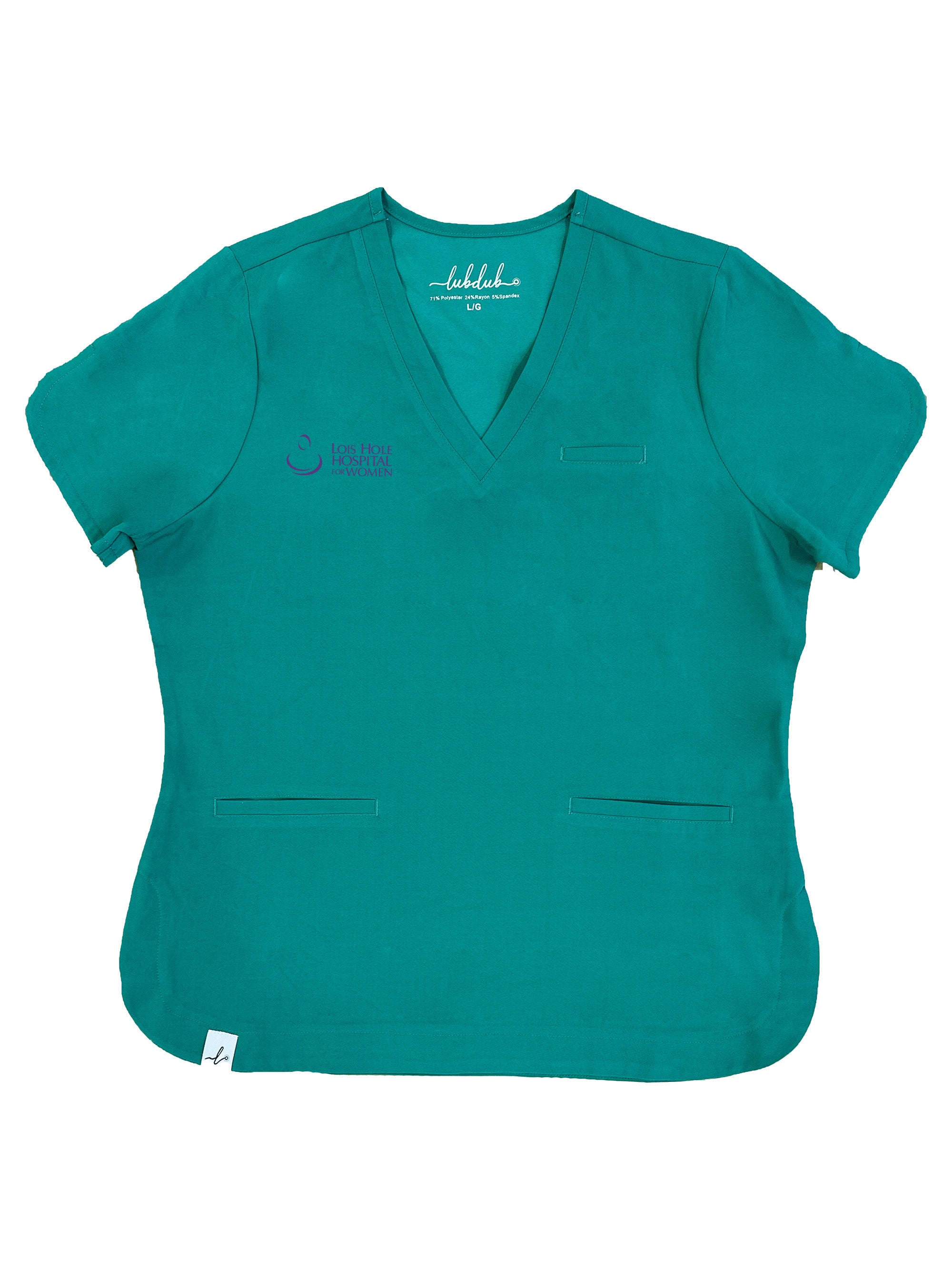 Women's Health Lois Hole Hospital for Women - Rosa Scrub Top