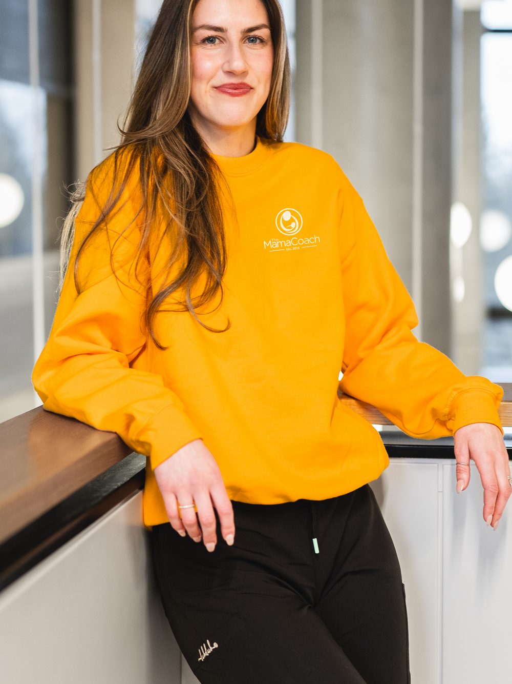 The Mama Coach - Non-Pocketed Crew Sweatshirt