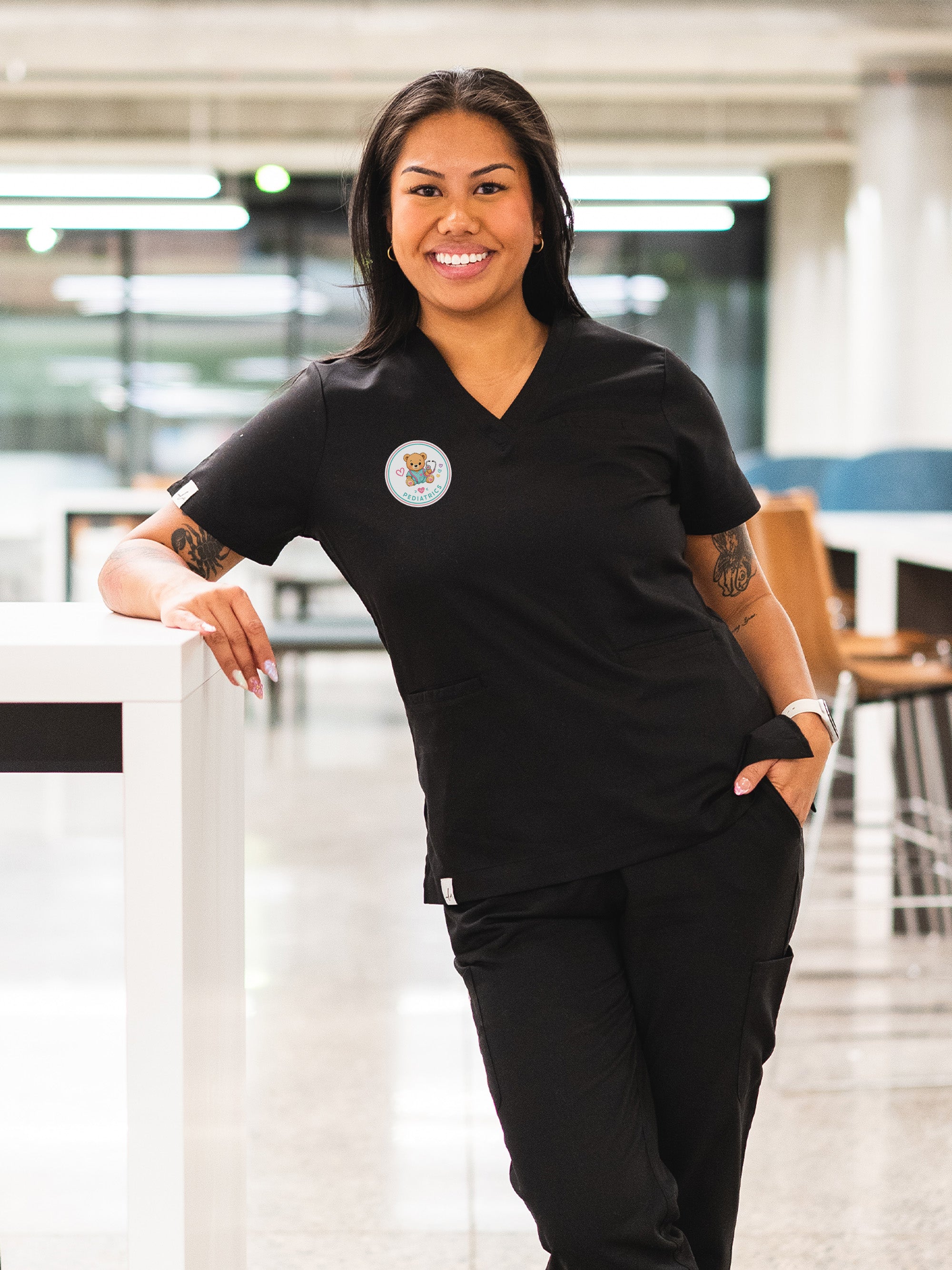 Stanton Hospital Yellowknife - Pediatrics - Codi Scrub Top