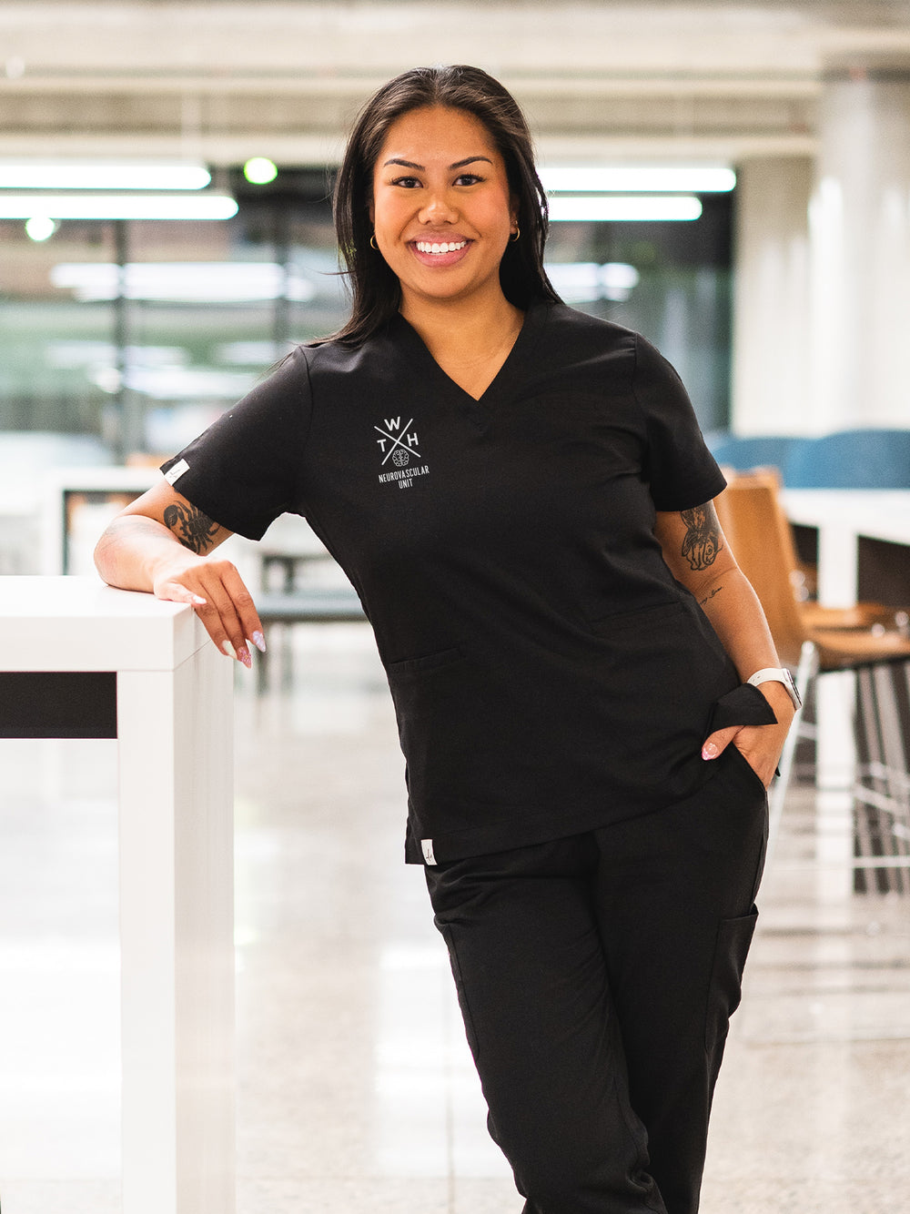 Toronto Western Neurovascular Unit (6AB) - Codi Scrub Top