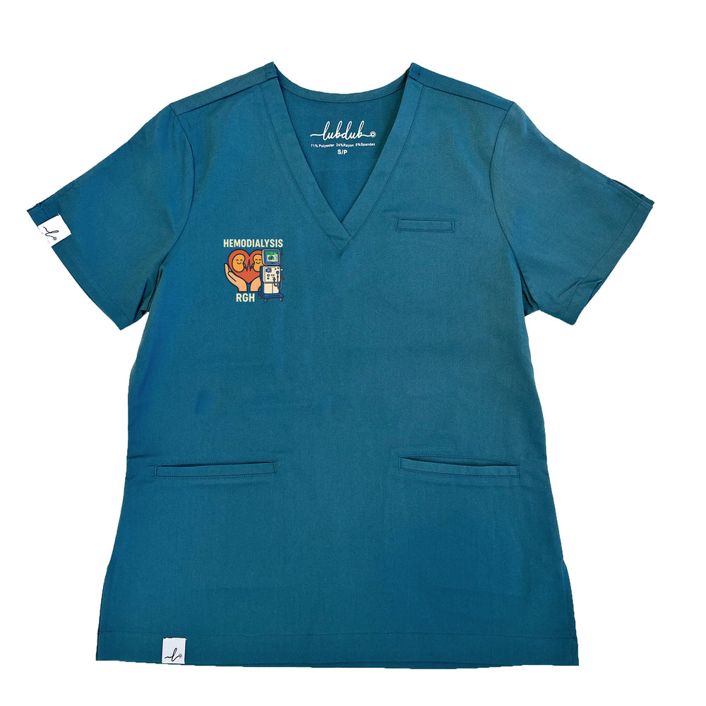 Regina General Hospital Hemodialysis Unit - Round 2 - Clearance Codi Scrub Top