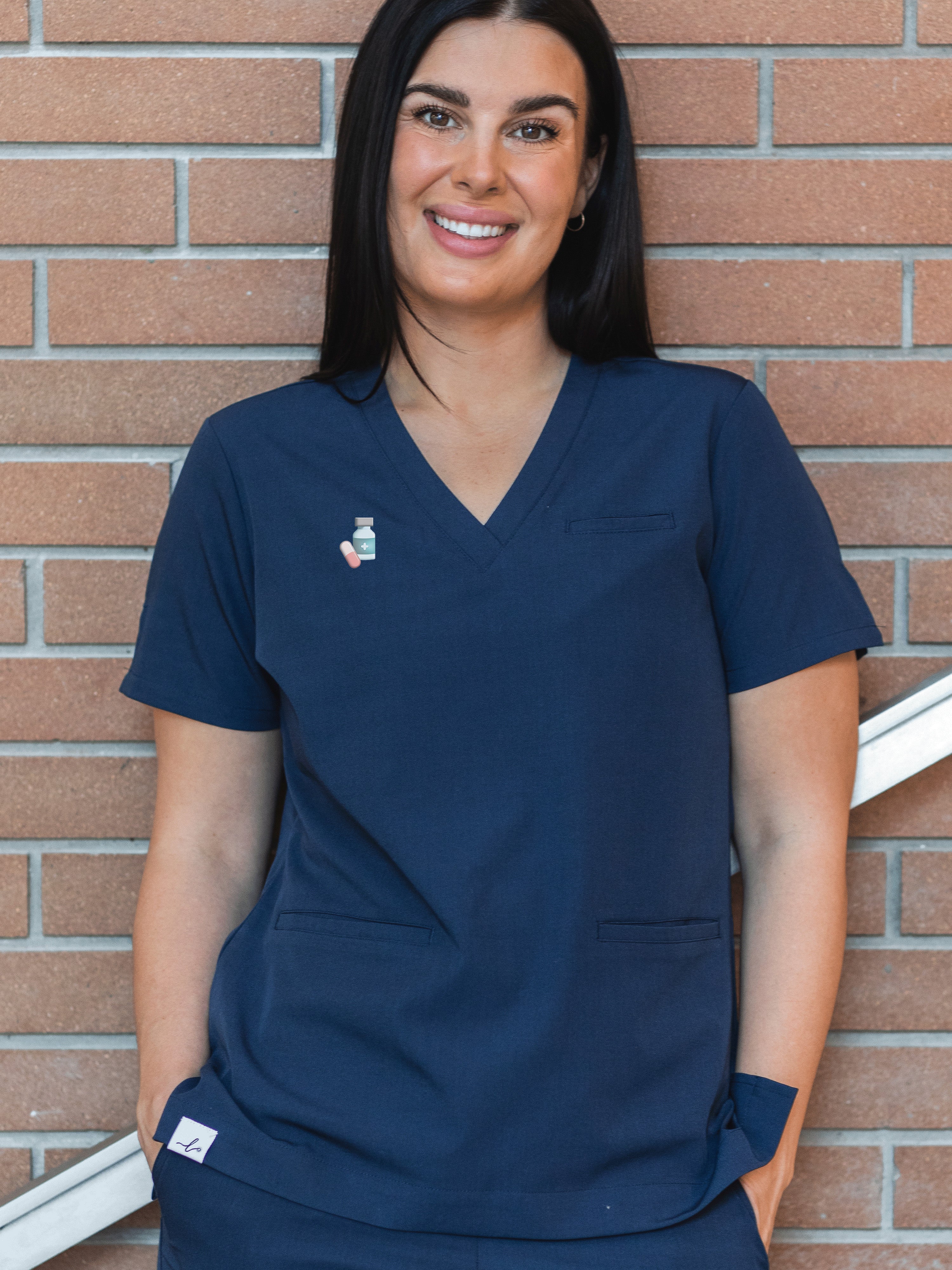 Emblem - Codi Scrub Top