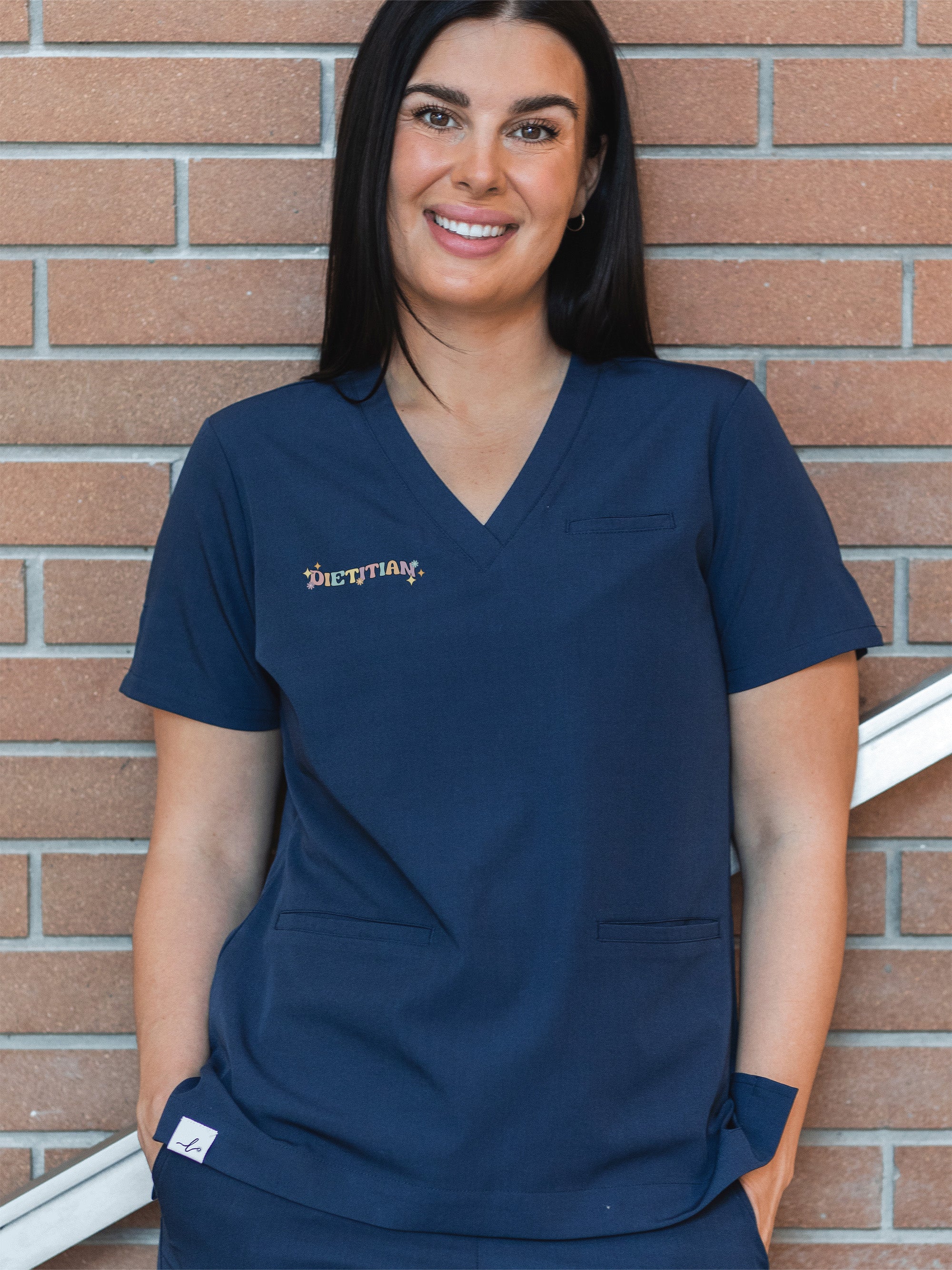 Wallflower - Codi Scrub Top