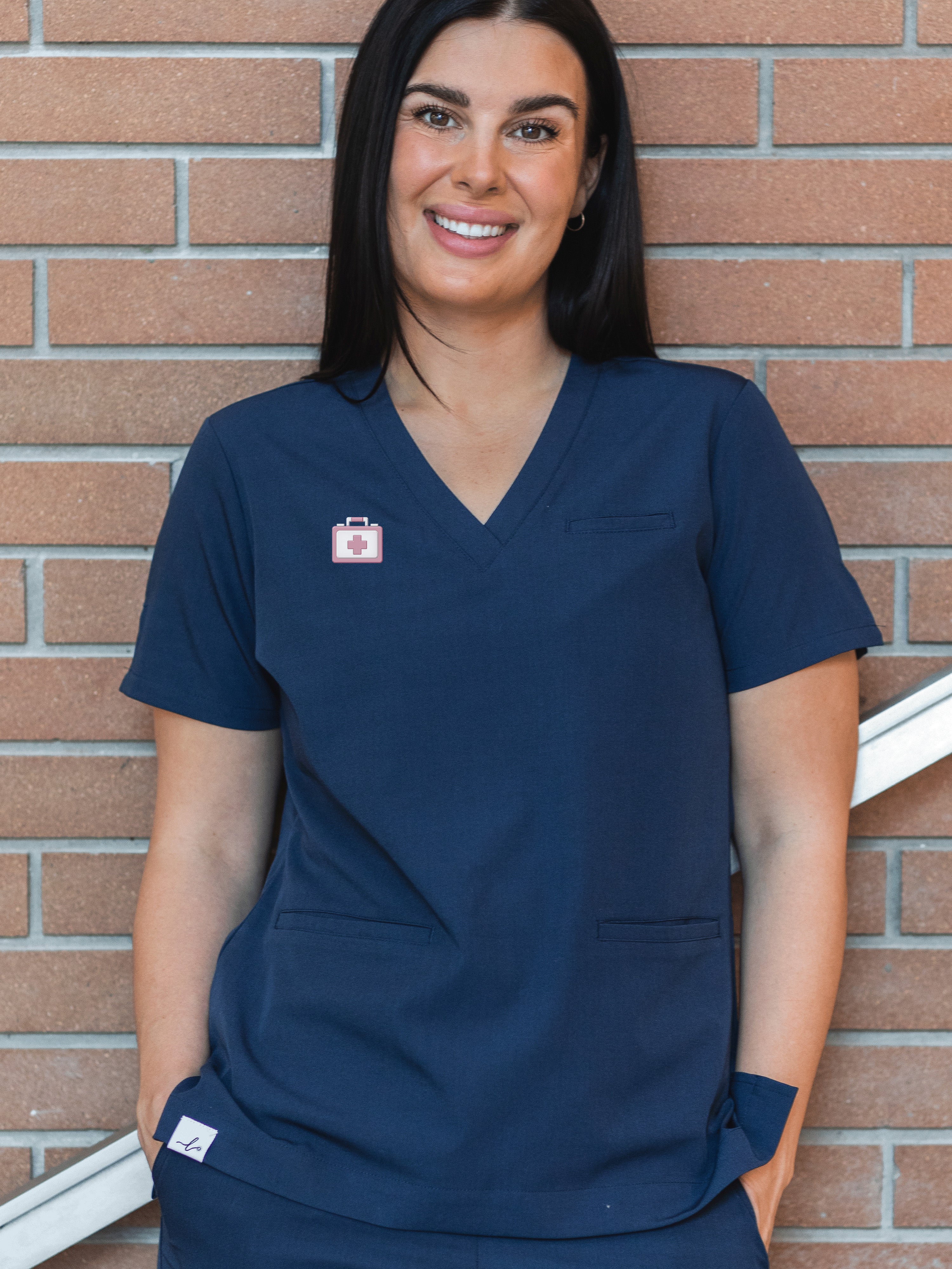 Emblem - Codi Scrub Top