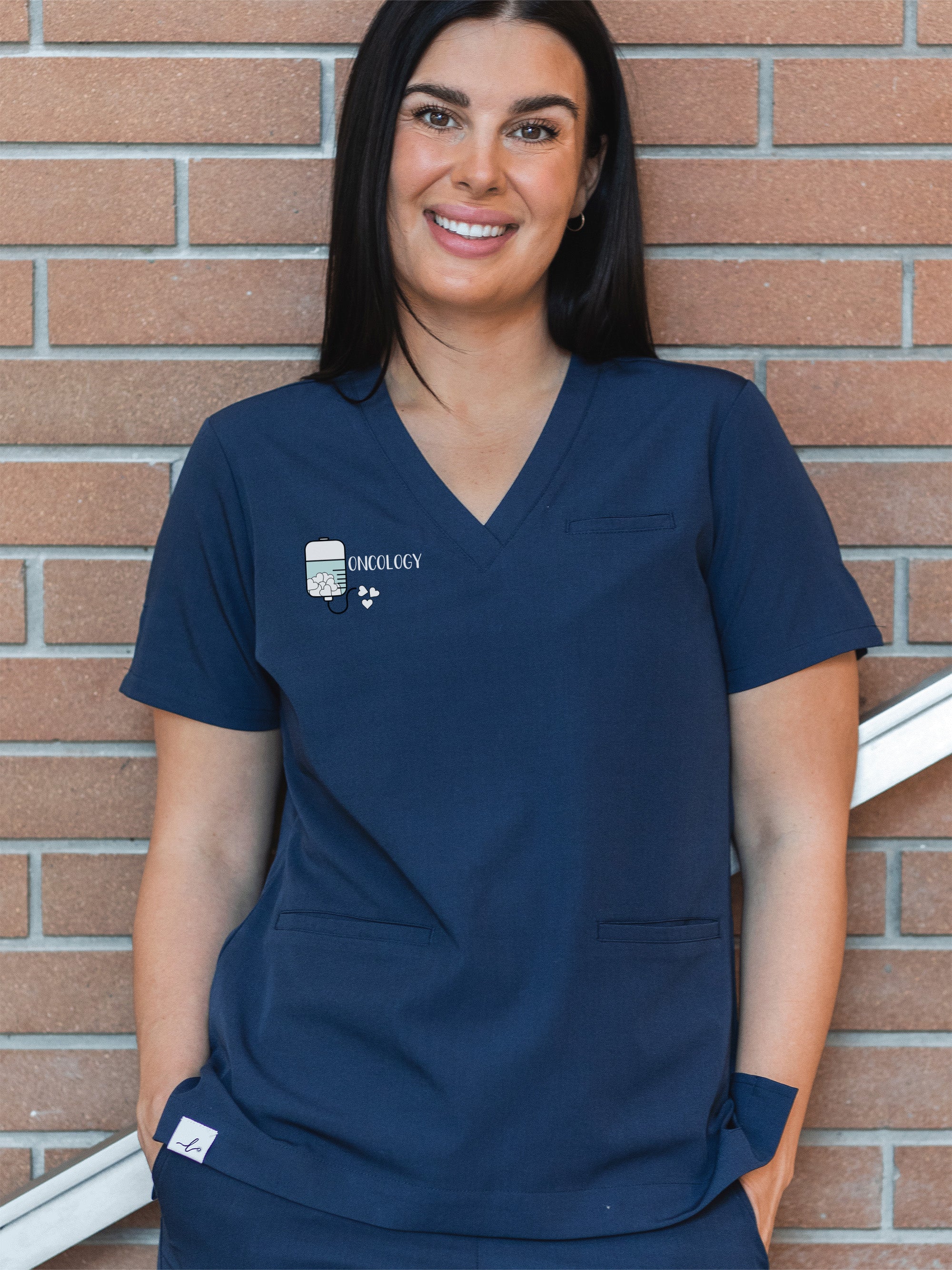 Margery E. Yuill Cancer Centre - Round 4 - Codi Scrub Top